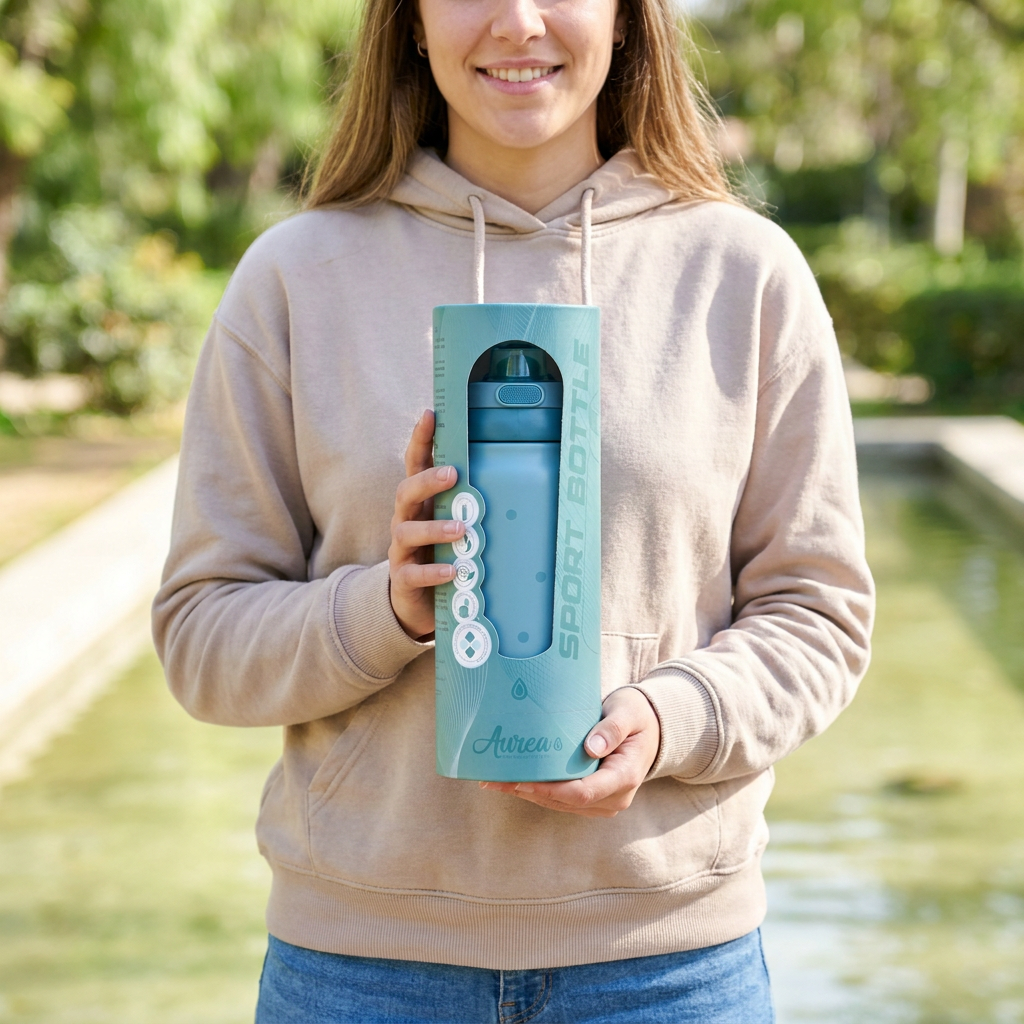 Botella Térmica de Acero Inoxidable Sport – Pastel Dots | Aurea