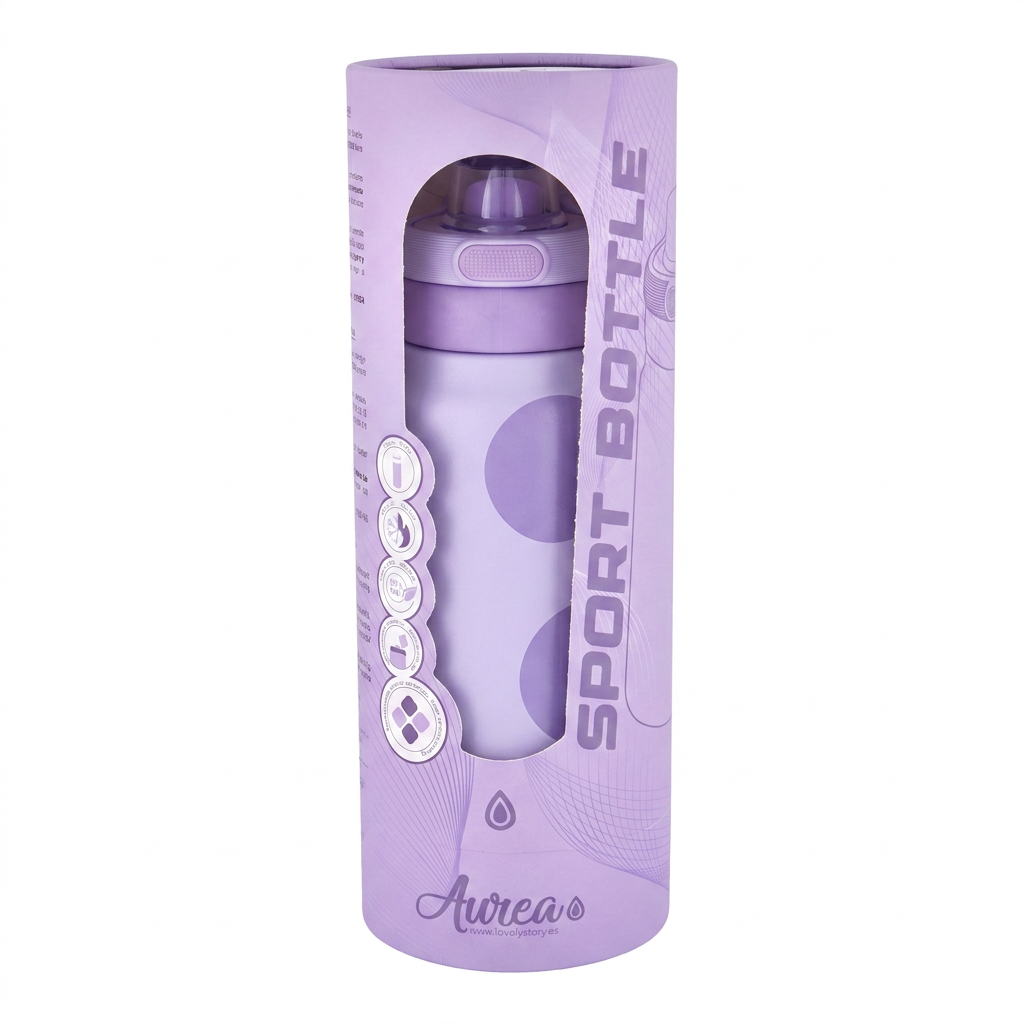 Botella Térmica de Acero Inoxidable Sport – Happy Dots | Aurea