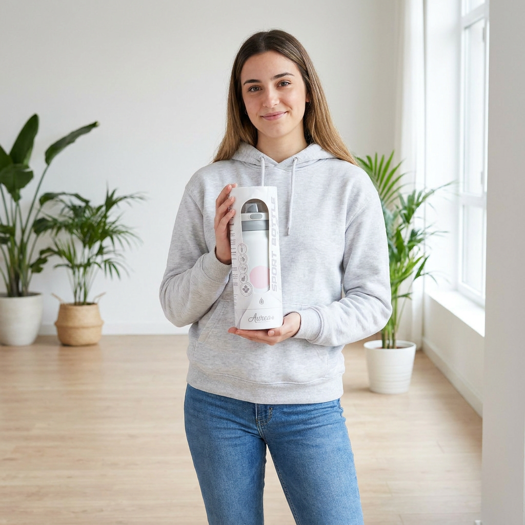 Botella Térmica de Acero Inoxidable Sport – Happy Dots | Aurea