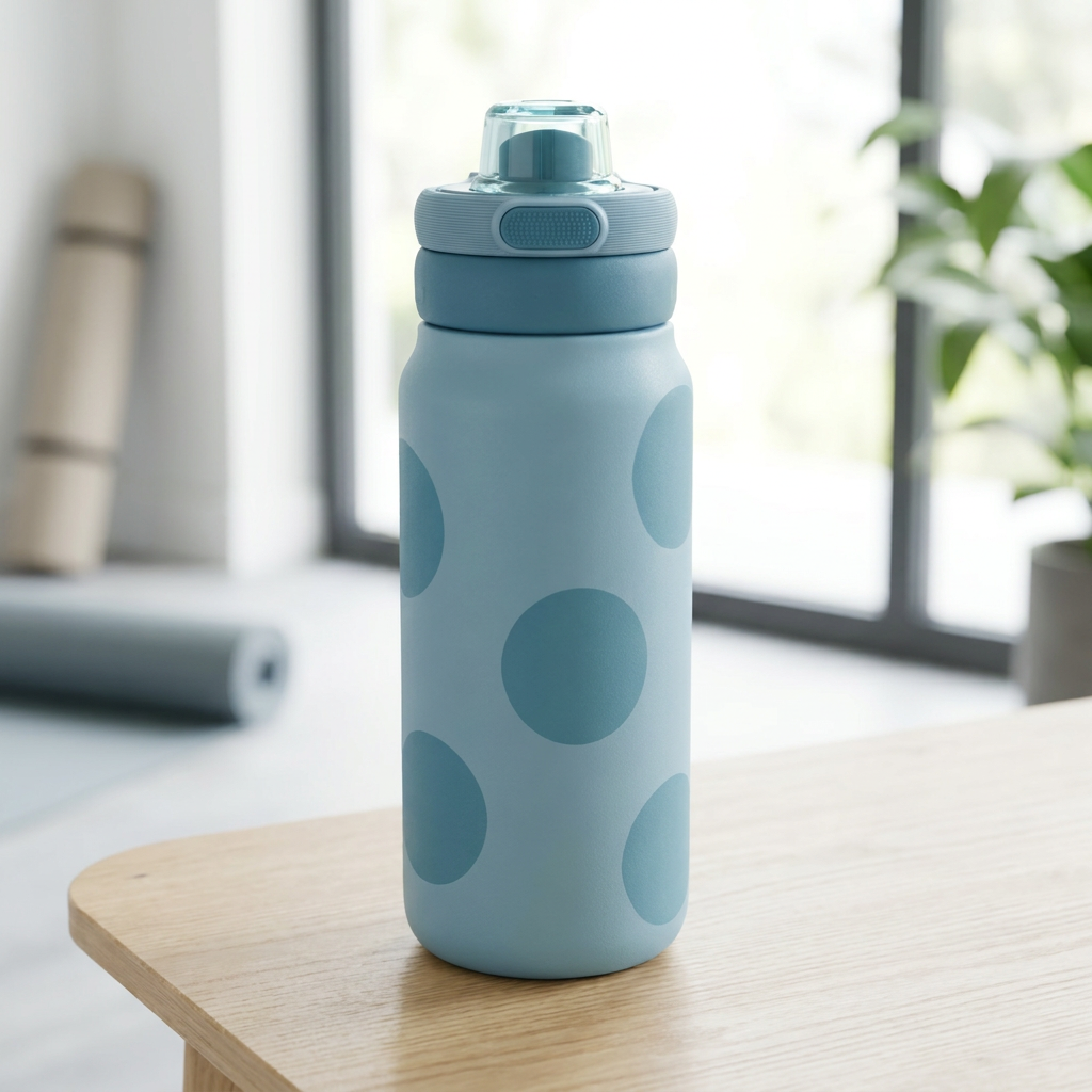 Botella Térmica de Acero Inoxidable Sport – Happy Dots | Aurea