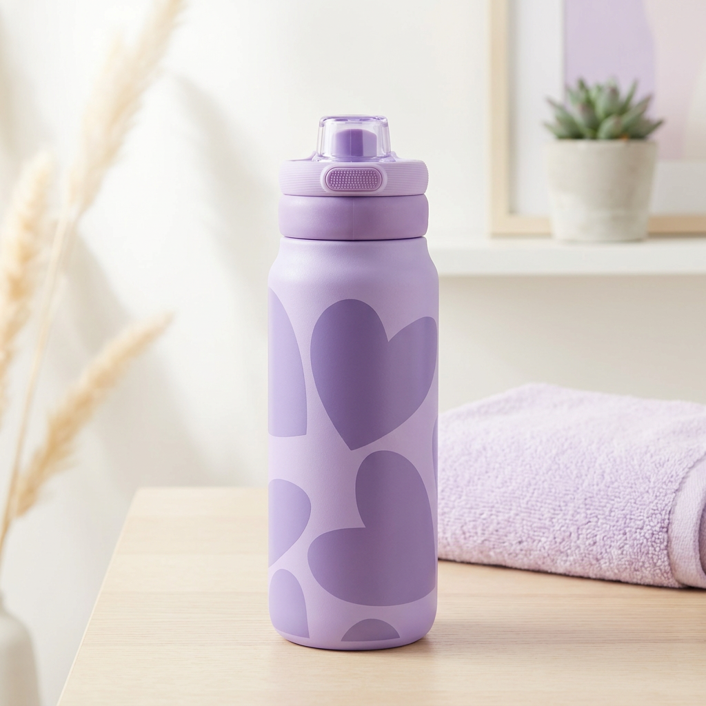 Botella Térmica de Acero Inoxidable Sport – Sweet Love | Aurea