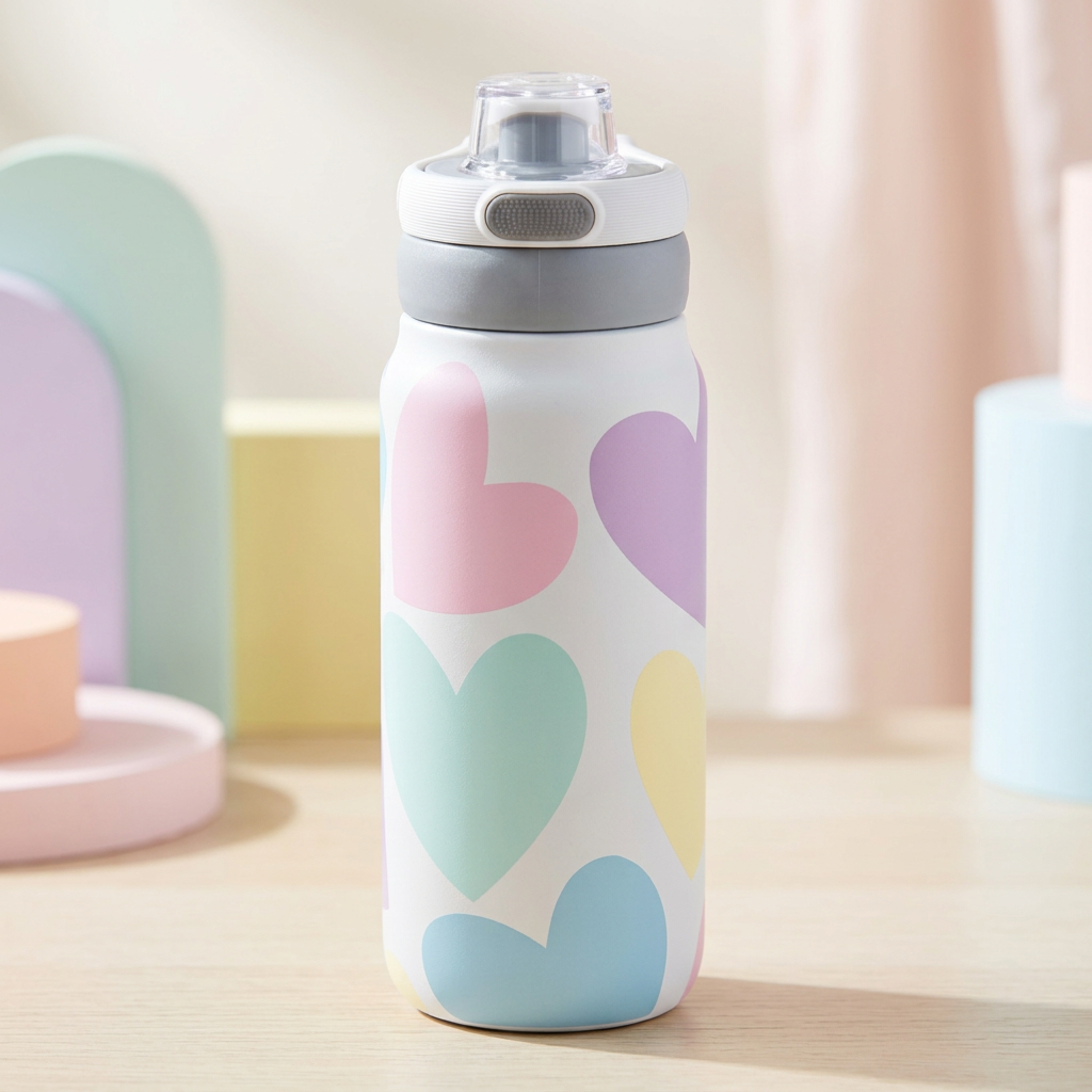 Botella Térmica de Acero Inoxidable Sport – Sweet Love | Aurea