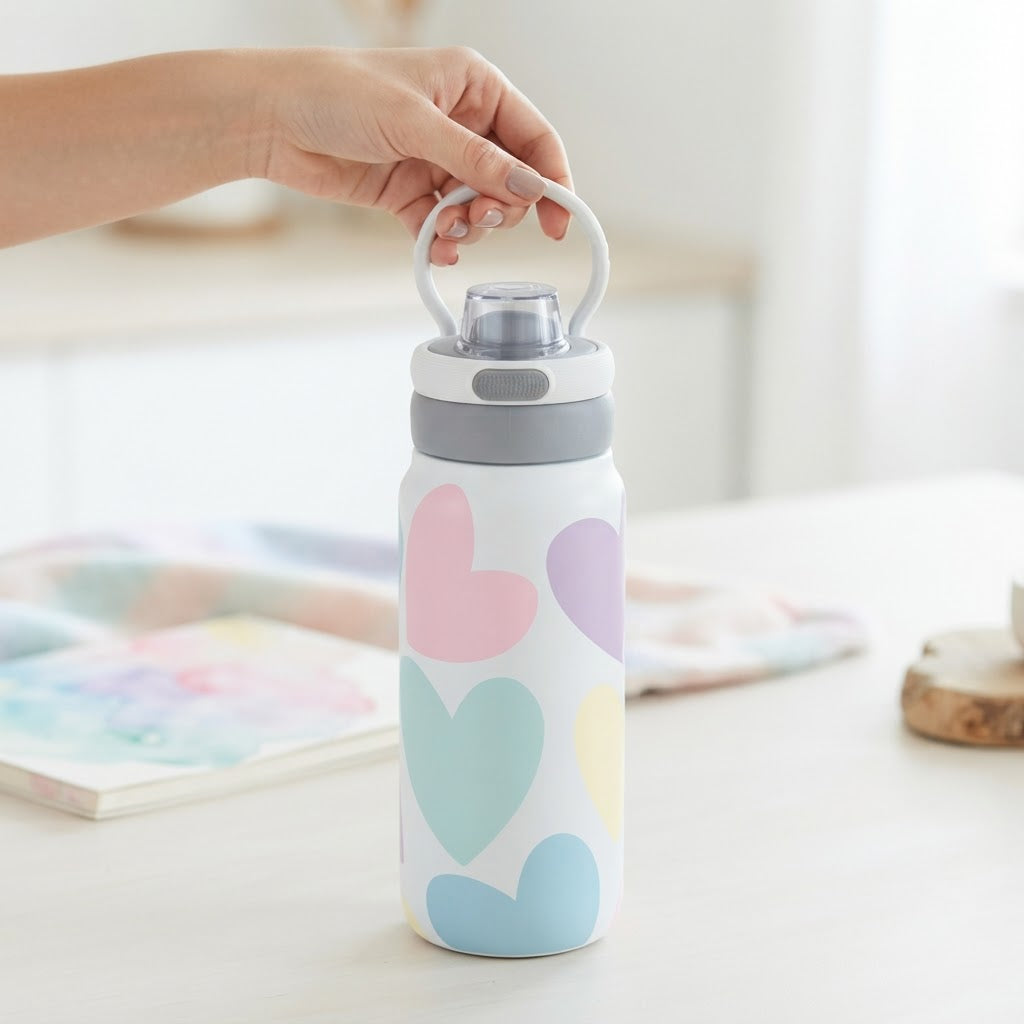 Botella Térmica de Acero Inoxidable Sport – Sweet Love | Aurea