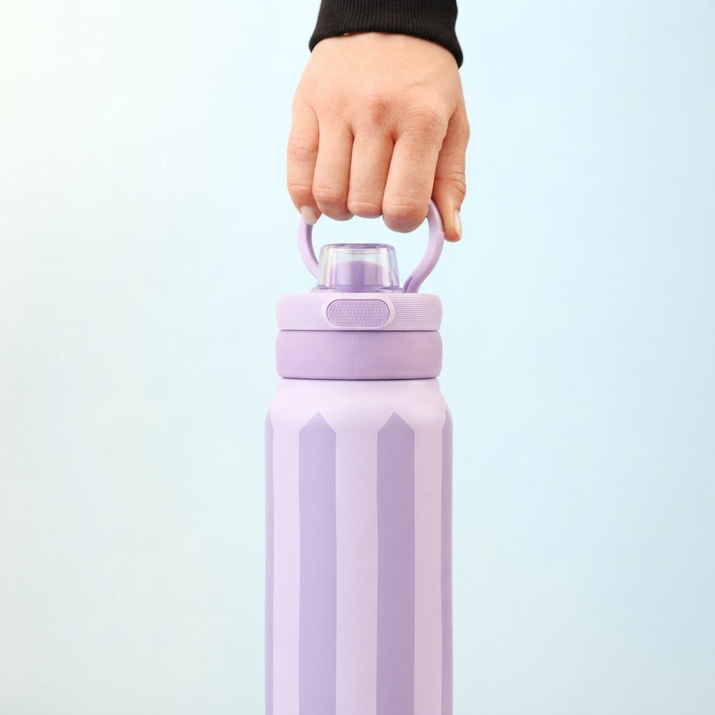 Botella Térmica de Acero Inoxidable Sport – Candy Lines | Aurea