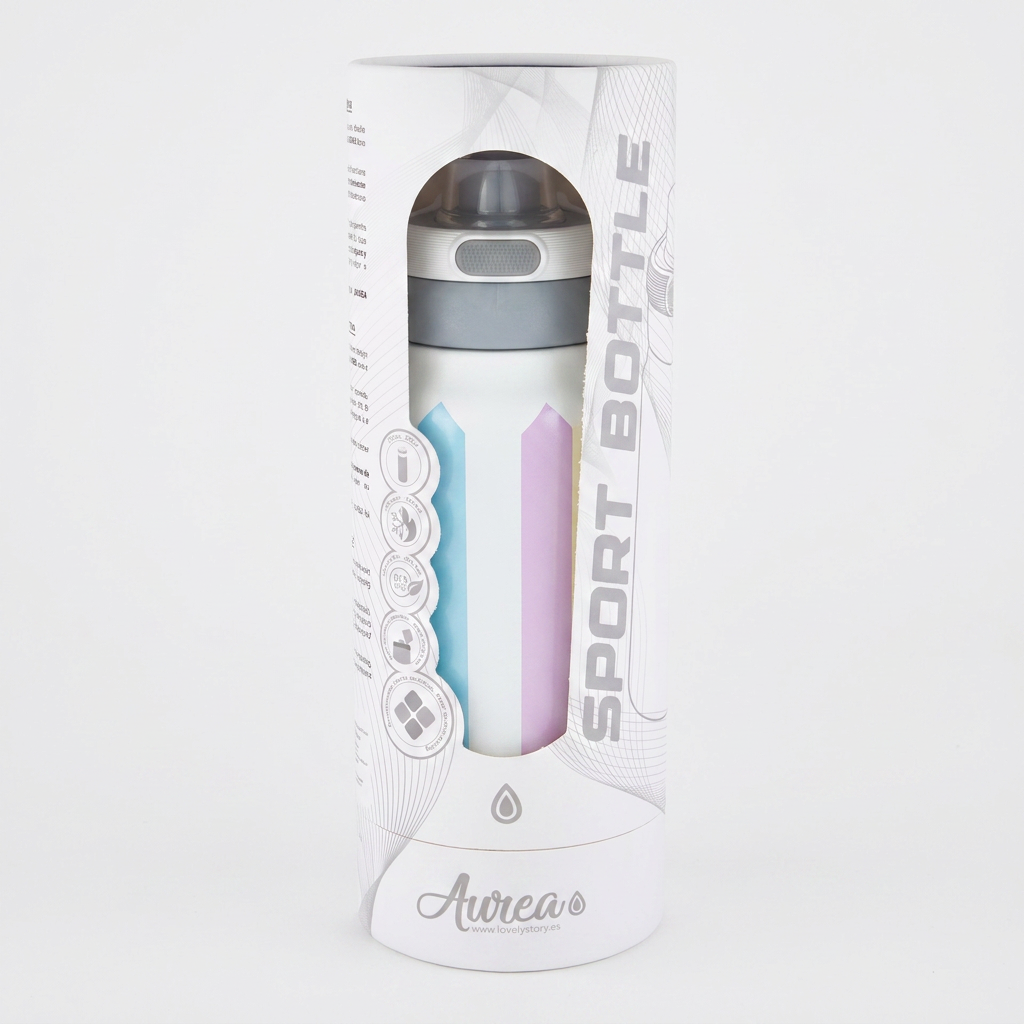 Botella Térmica de Acero Inoxidable Sport – Candy Lines | Aurea