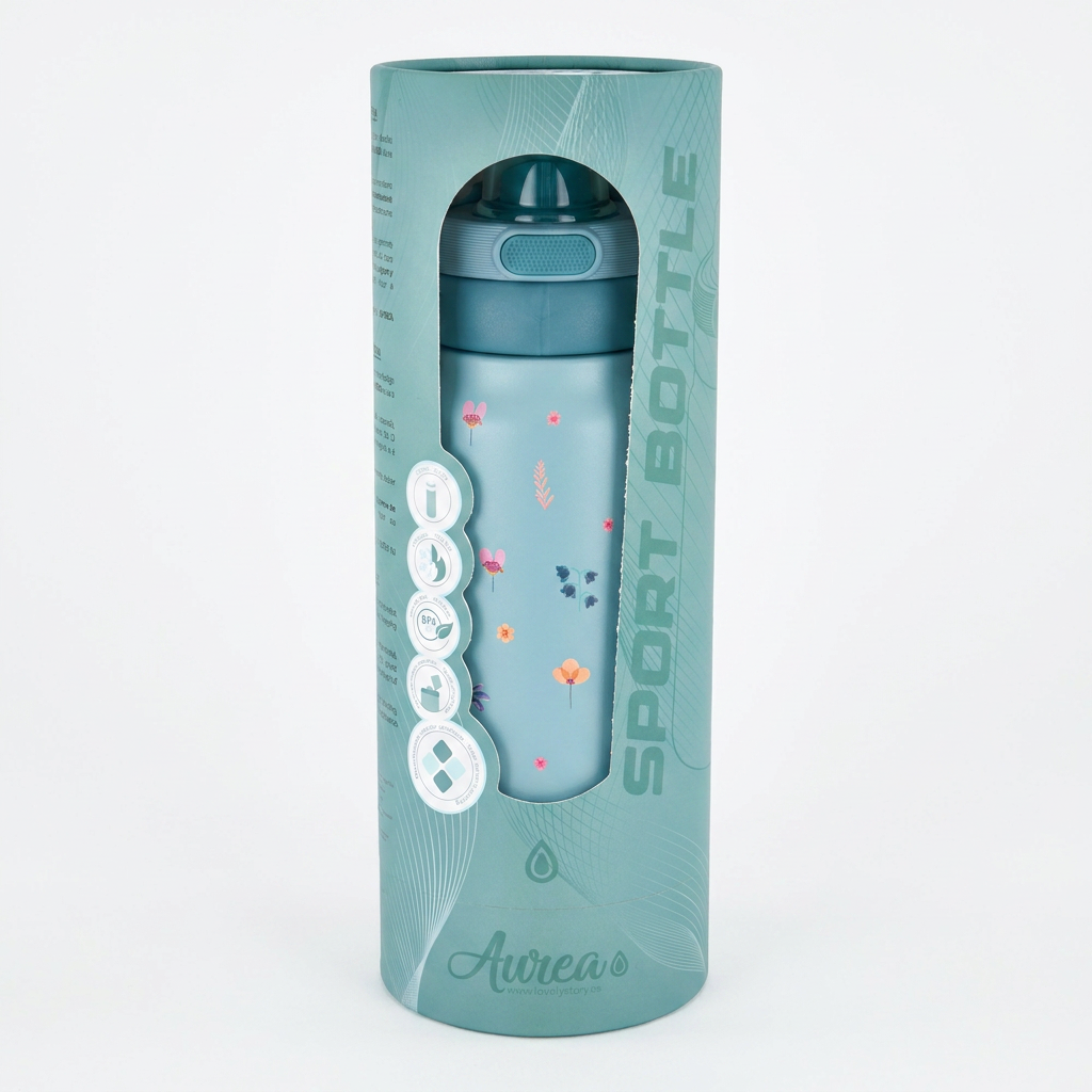 Botella Térmica de Acero Inoxidable Sport – Little Bloom | Aurea