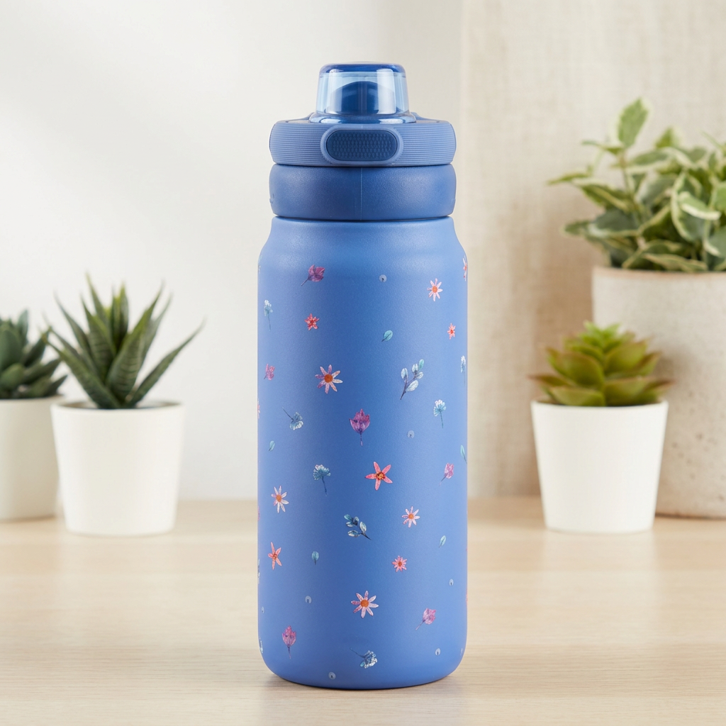 Botella Térmica de Acero Inoxidable Sport – Little Bloom | Aurea