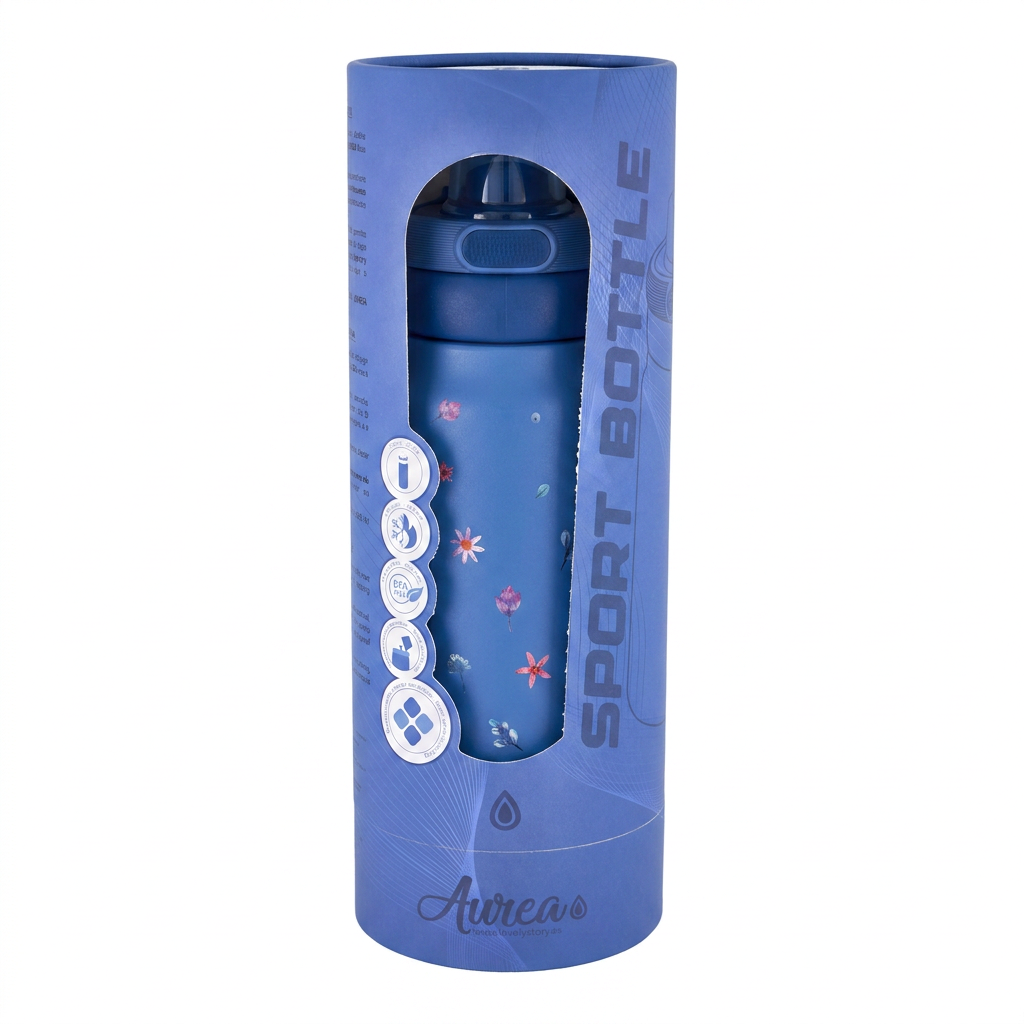 Botella Térmica de Acero Inoxidable Sport – Little Bloom | Aurea