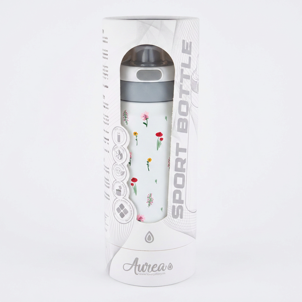 Botella Térmica de Acero Inoxidable Sport – Little Bloom | Aurea