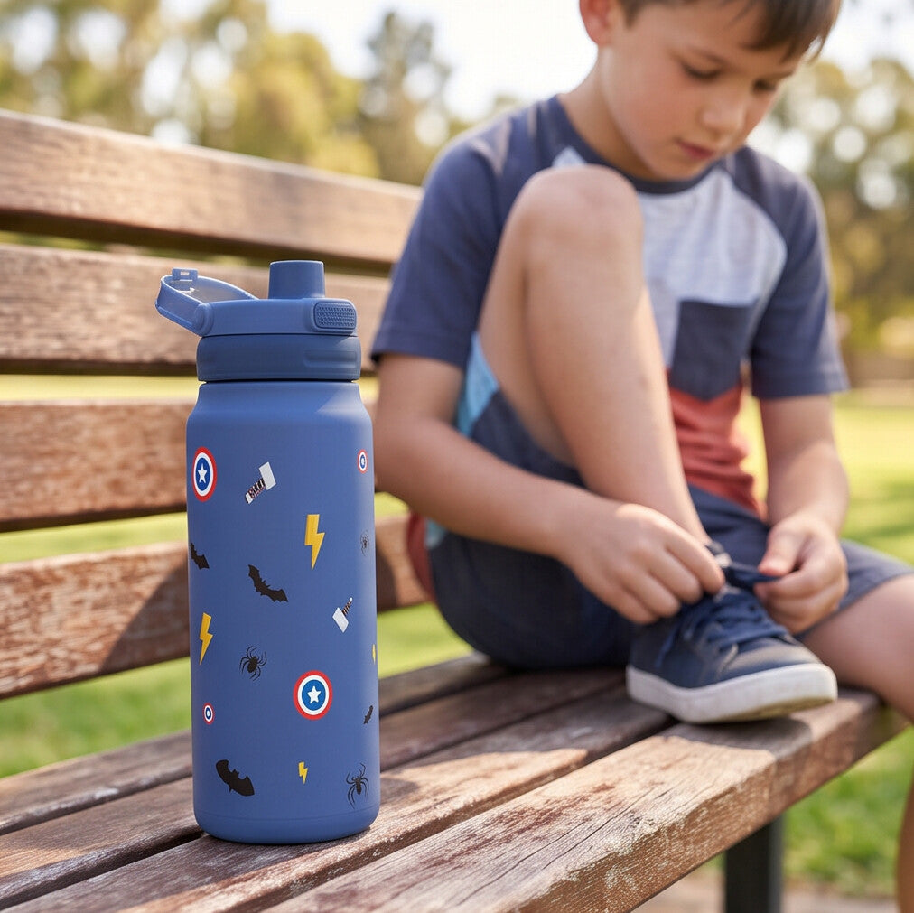 Botella Térmica de Acero Inoxidable Sport – Hero Squad | Aurea