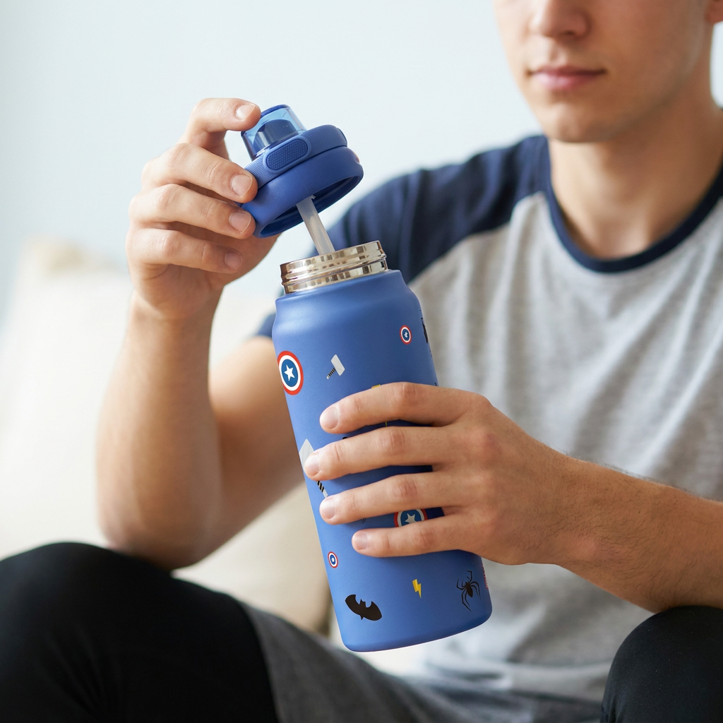 Botella Térmica de Acero Inoxidable Sport – Hero Squad | Aurea