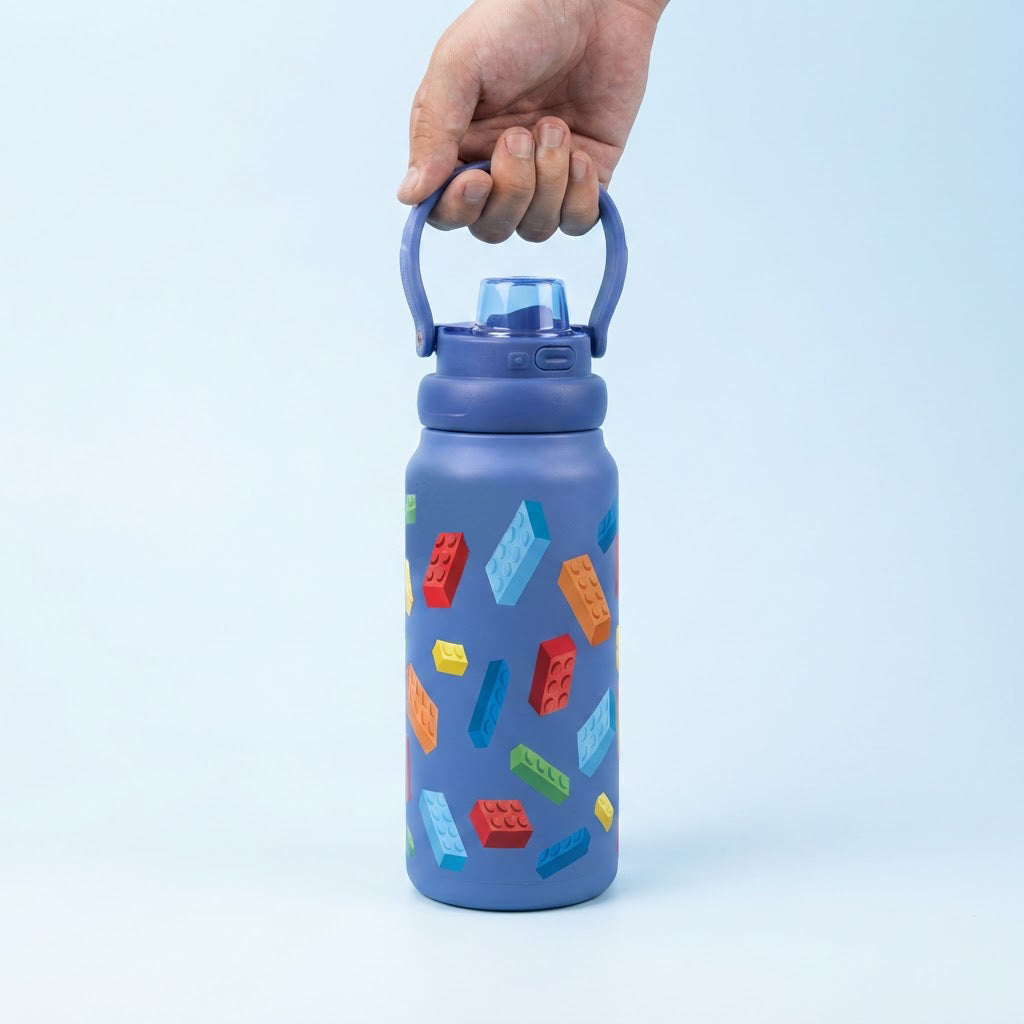 Botella Térmica de Acero Inoxidable Sport – Block Build | Aurea