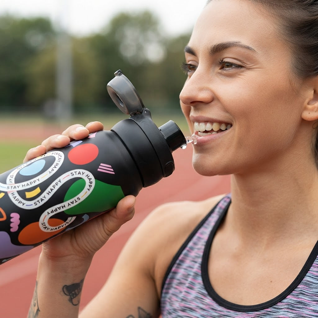 Botella Térmica de Acero Inoxidable Sport – Keep Moving | Aurea