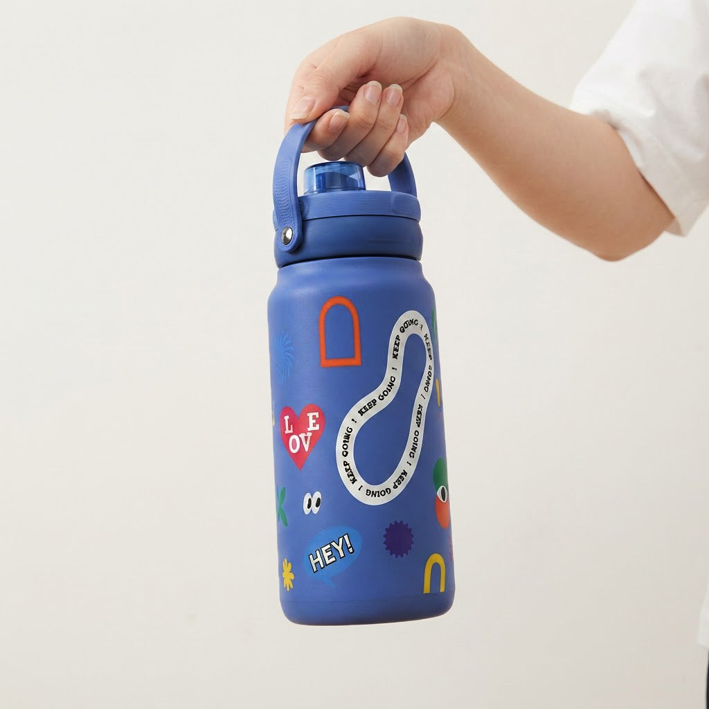 Botella Térmica de Acero Inoxidable Sport – Keep Moving | Aurea