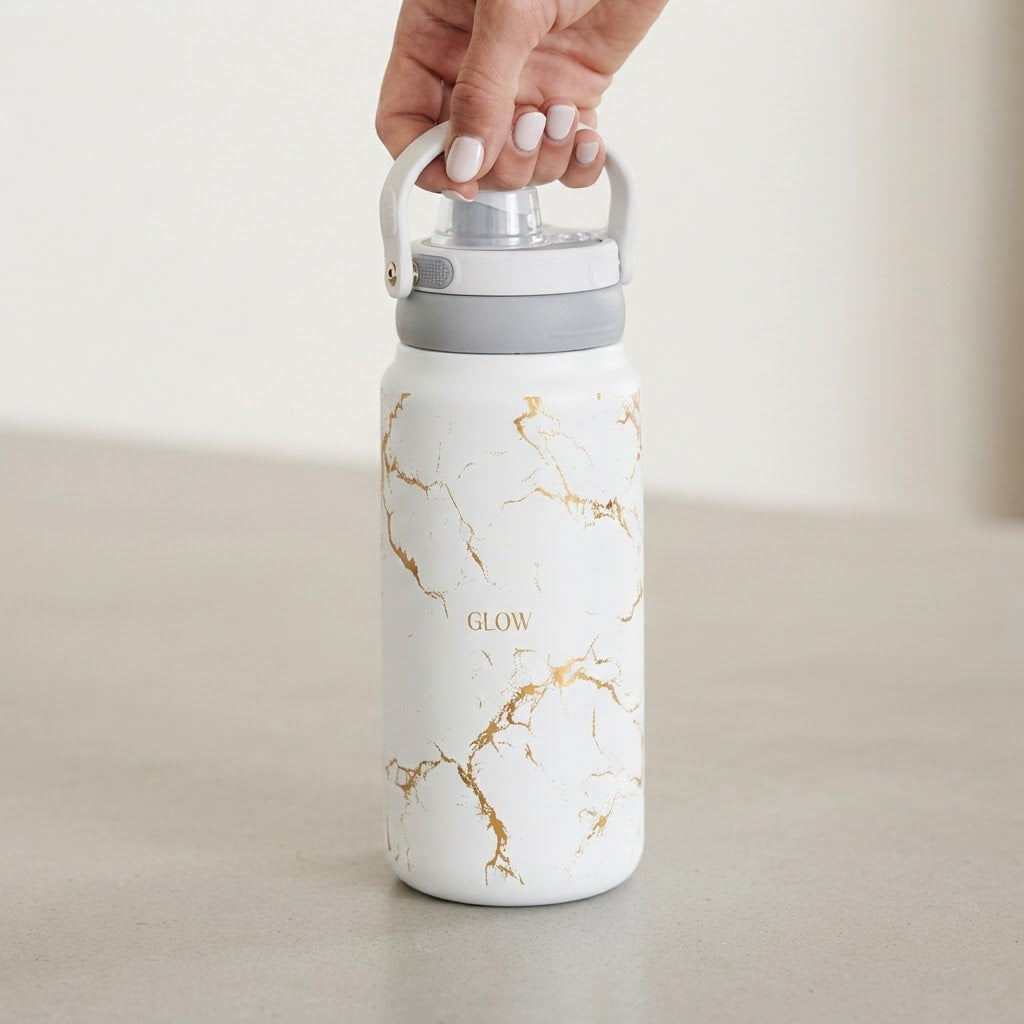 Botella Térmica de Acero Inoxidable Sport – Pure Gold | Aurea