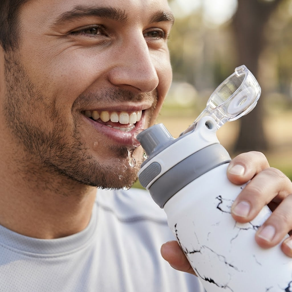 Botella Térmica de Acero Inoxidable Sport – Solid Stone | Aurea