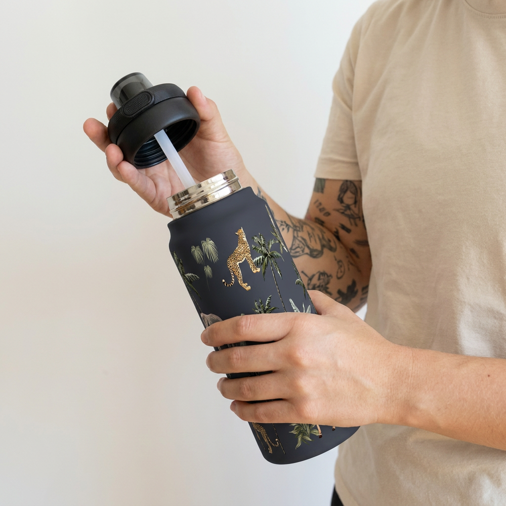 Botella Térmica de Acero Inoxidable Sport – Savanna Life | Aurea