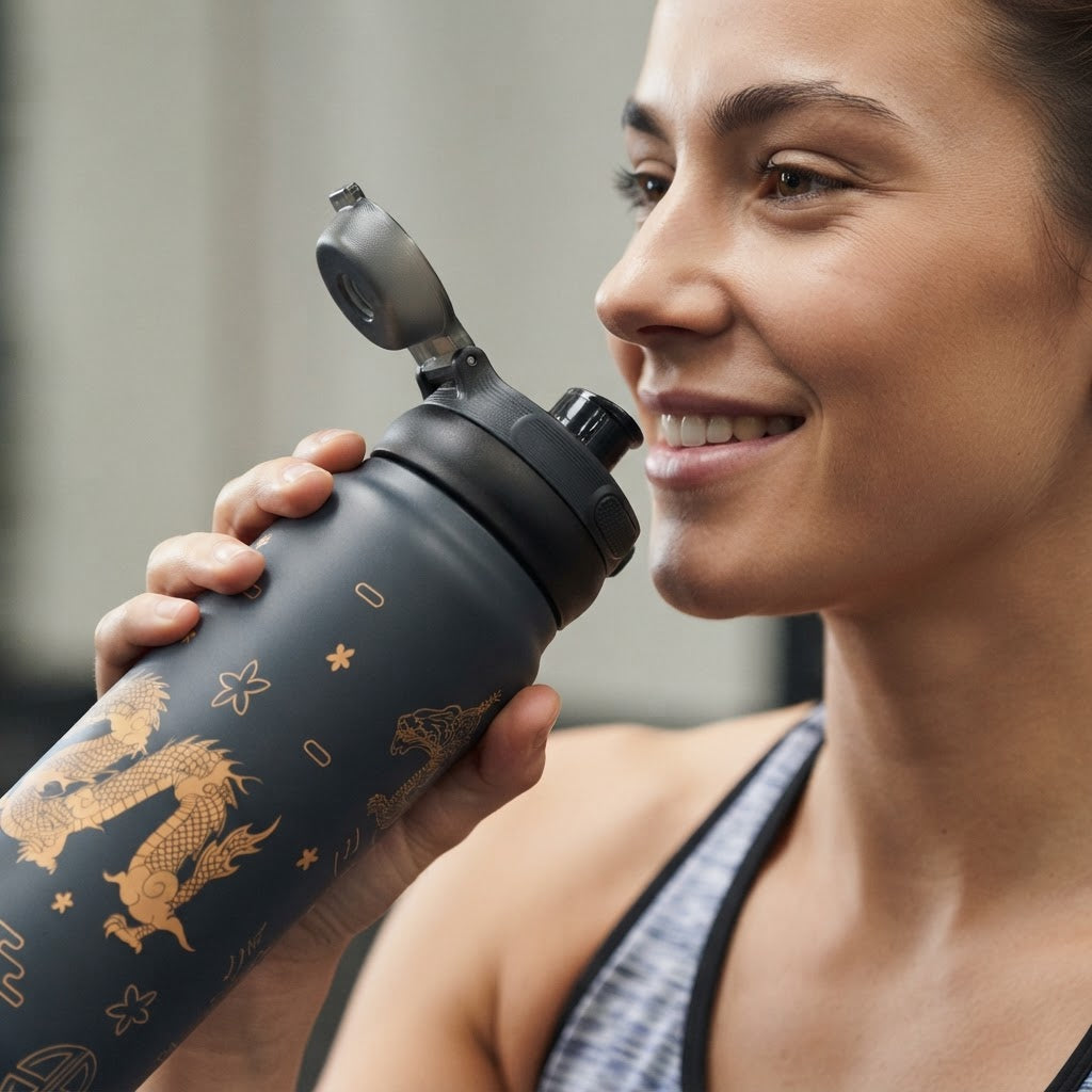 Botella Térmica de Acero Inoxidable Sport – Dragon Spirit | Aurea