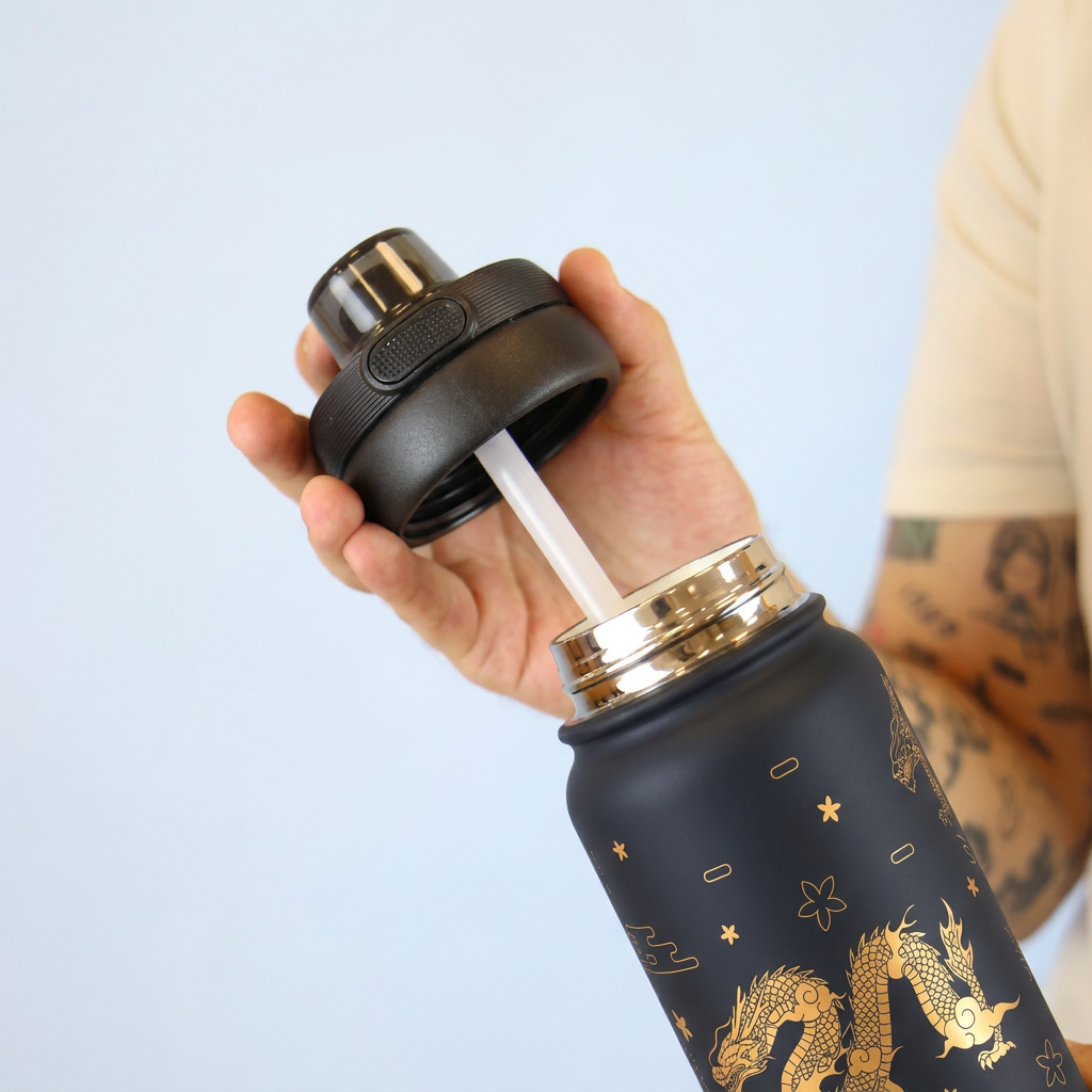 Botella Térmica de Acero Inoxidable Sport – Dragon Spirit | Aurea