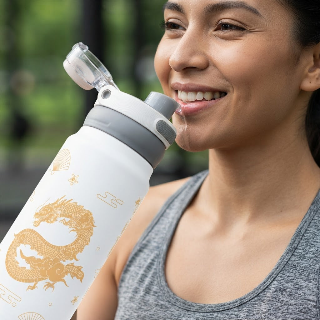 Botella Térmica de Acero Inoxidable Sport – Dragon Spirit | Aurea