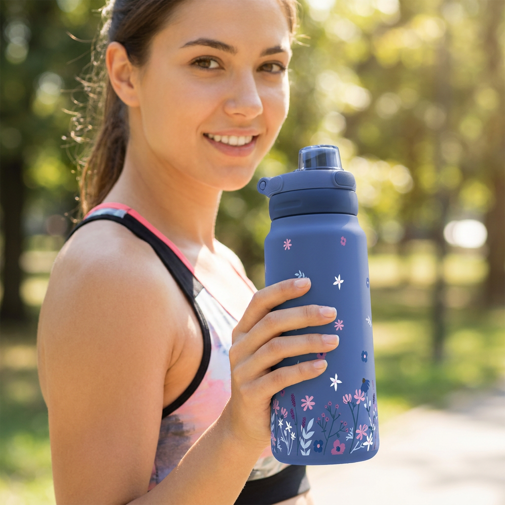 Botella Térmica de Acero Inoxidable Sport – Sweet Breeze | Aurea