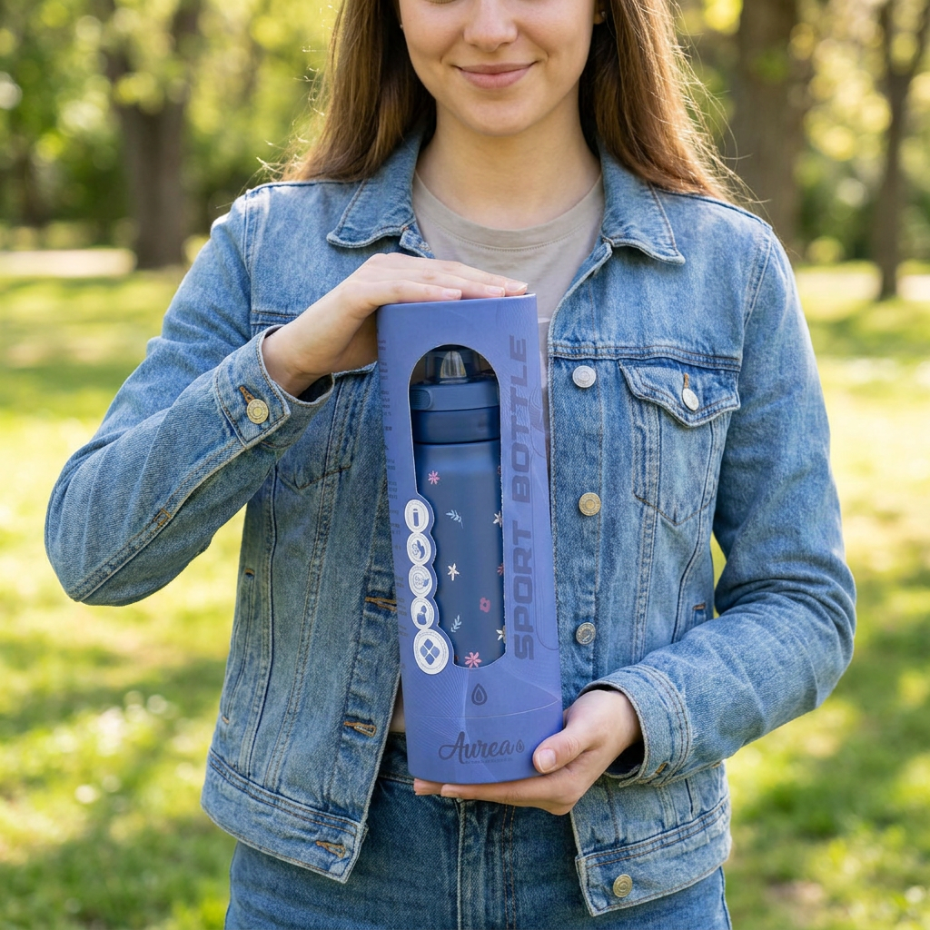 Botella Térmica de Acero Inoxidable Sport – Sweet Breeze | Aurea