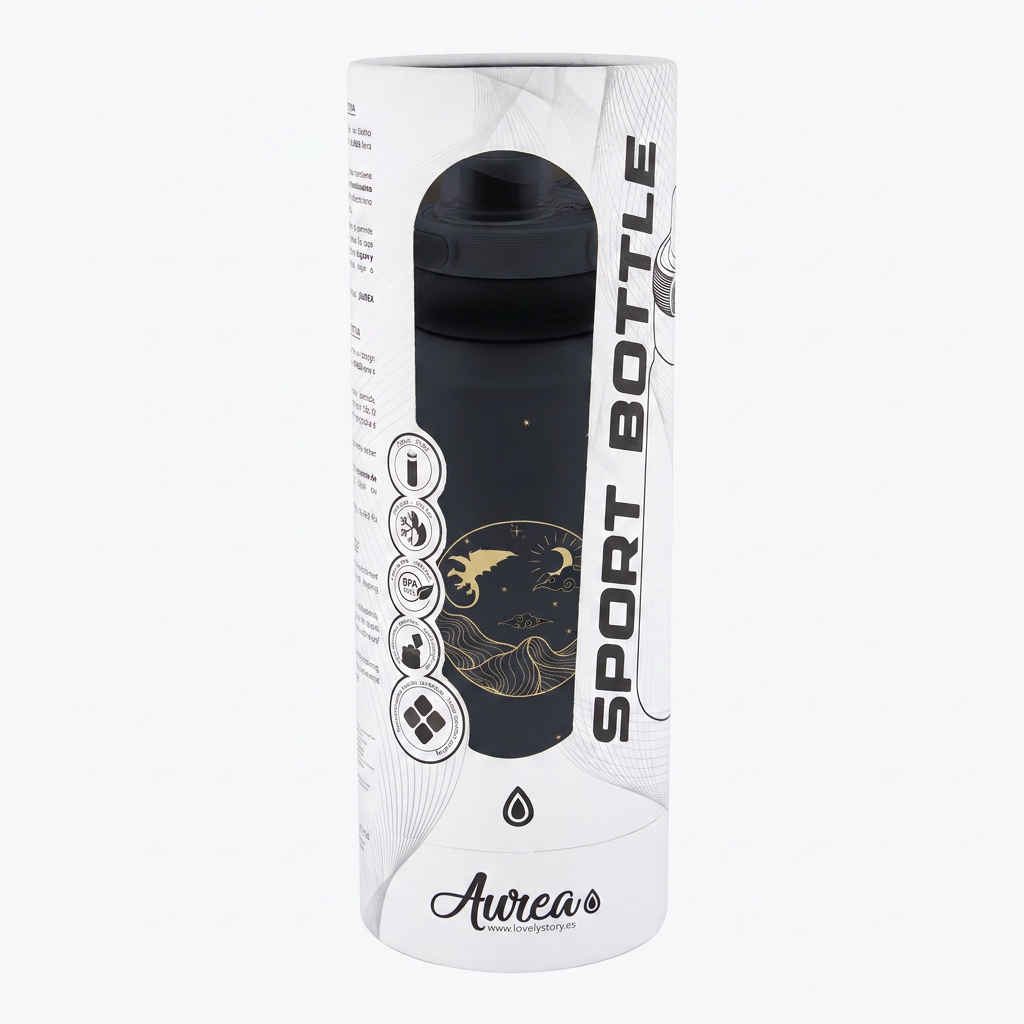 Botella térmica sport 750 ml - Draconis - Black