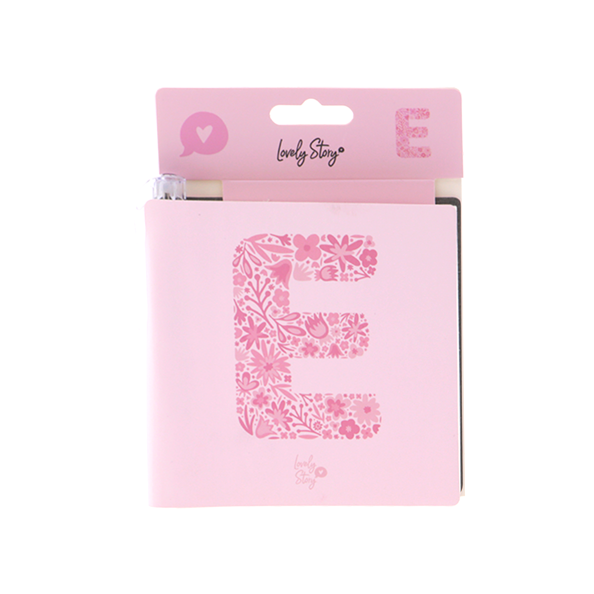 Cuaderno con inicial y boli - Pink