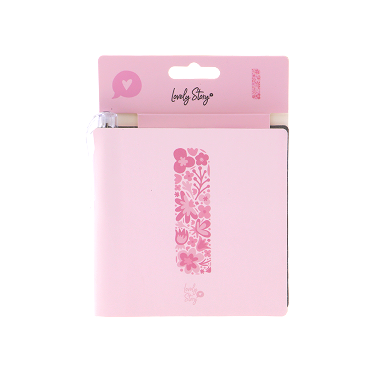 Cuaderno con inicial y boli - Pink