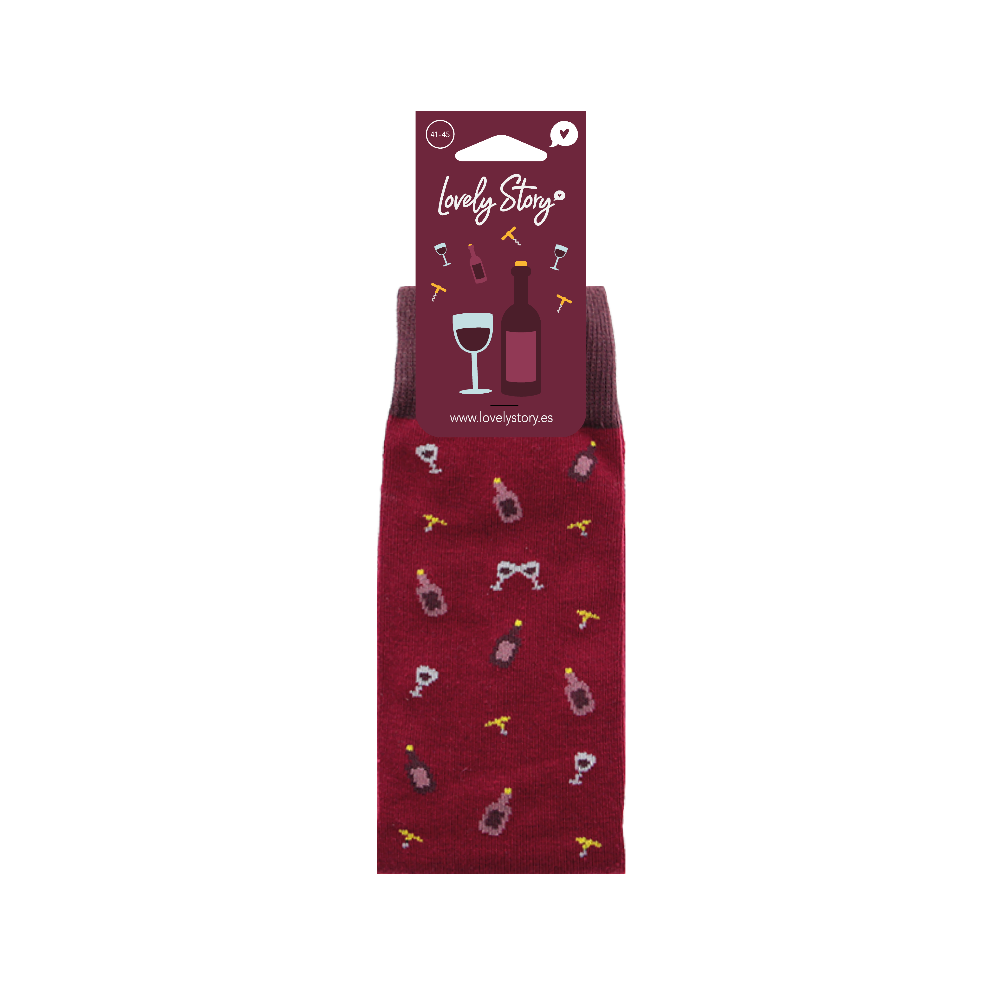 Calcetines Vino