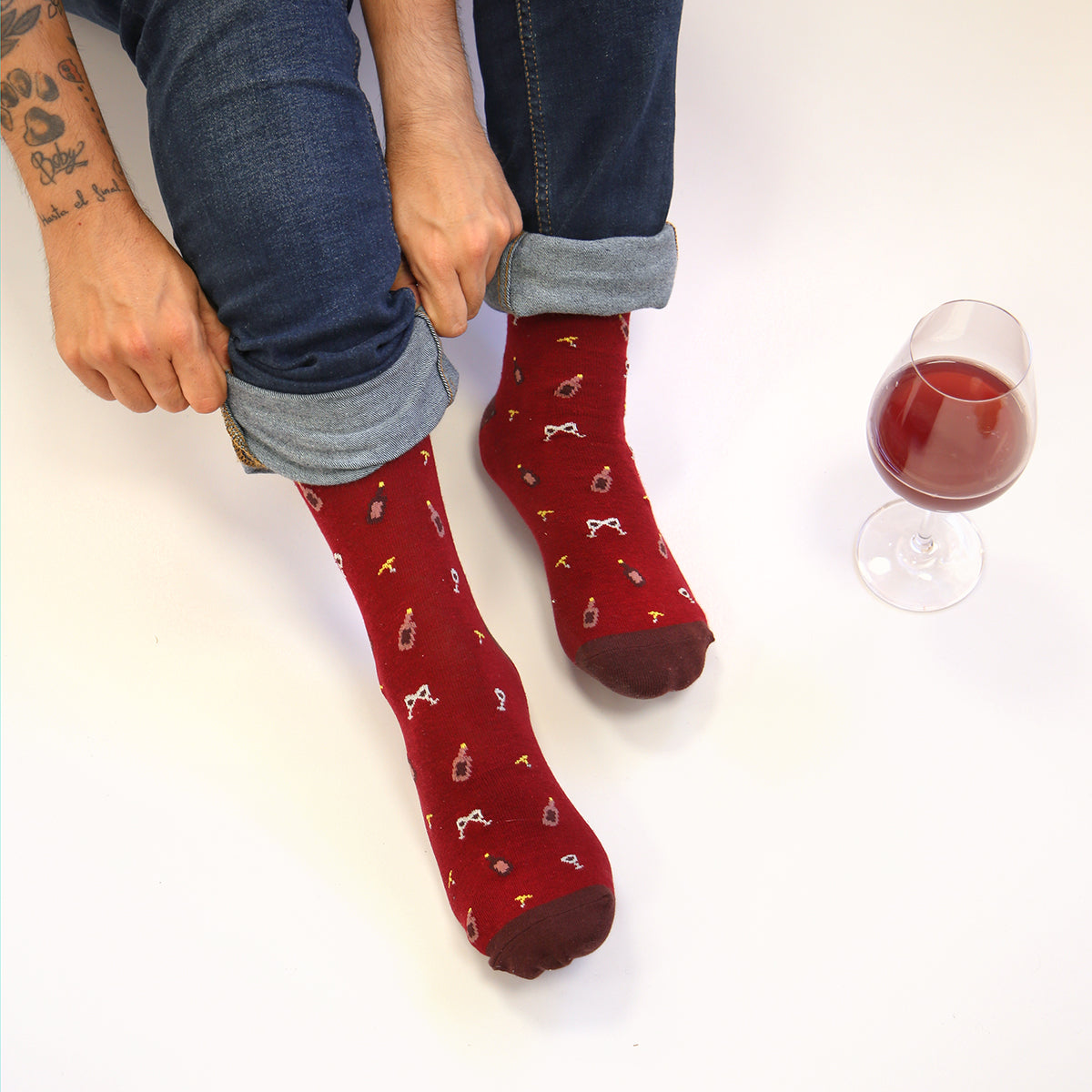 Calcetines Vino