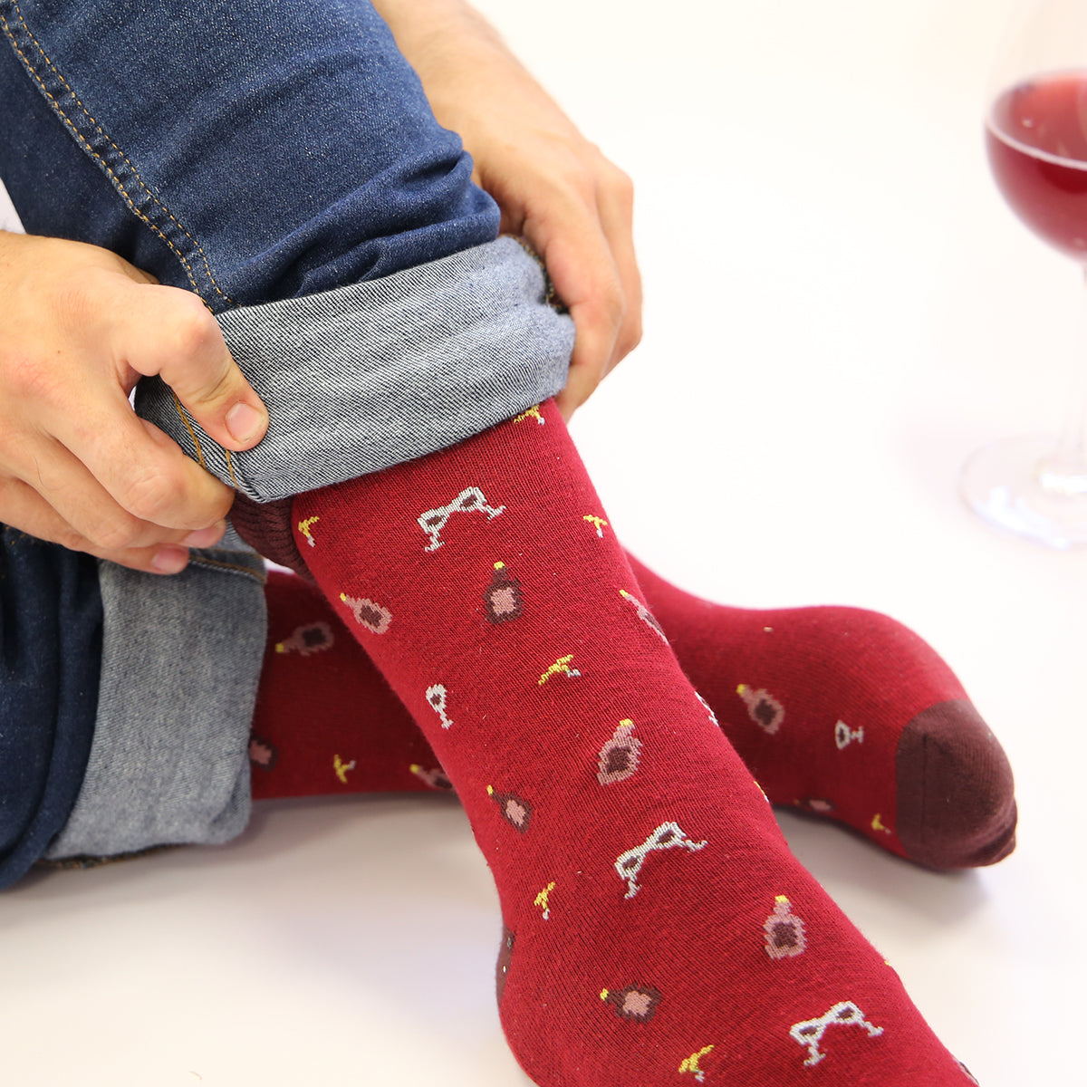 Calcetines Vino