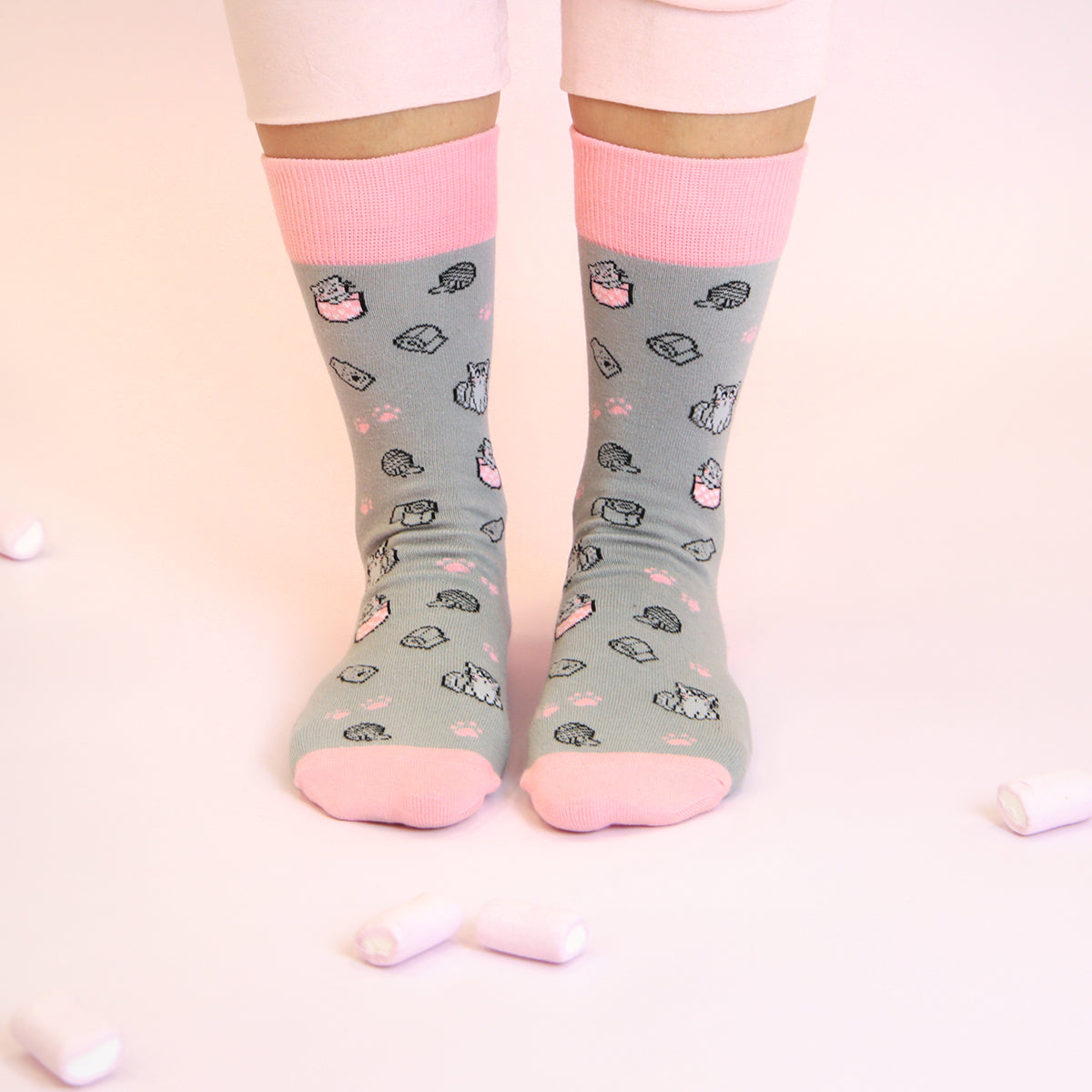 Calcetines Grey Kitty