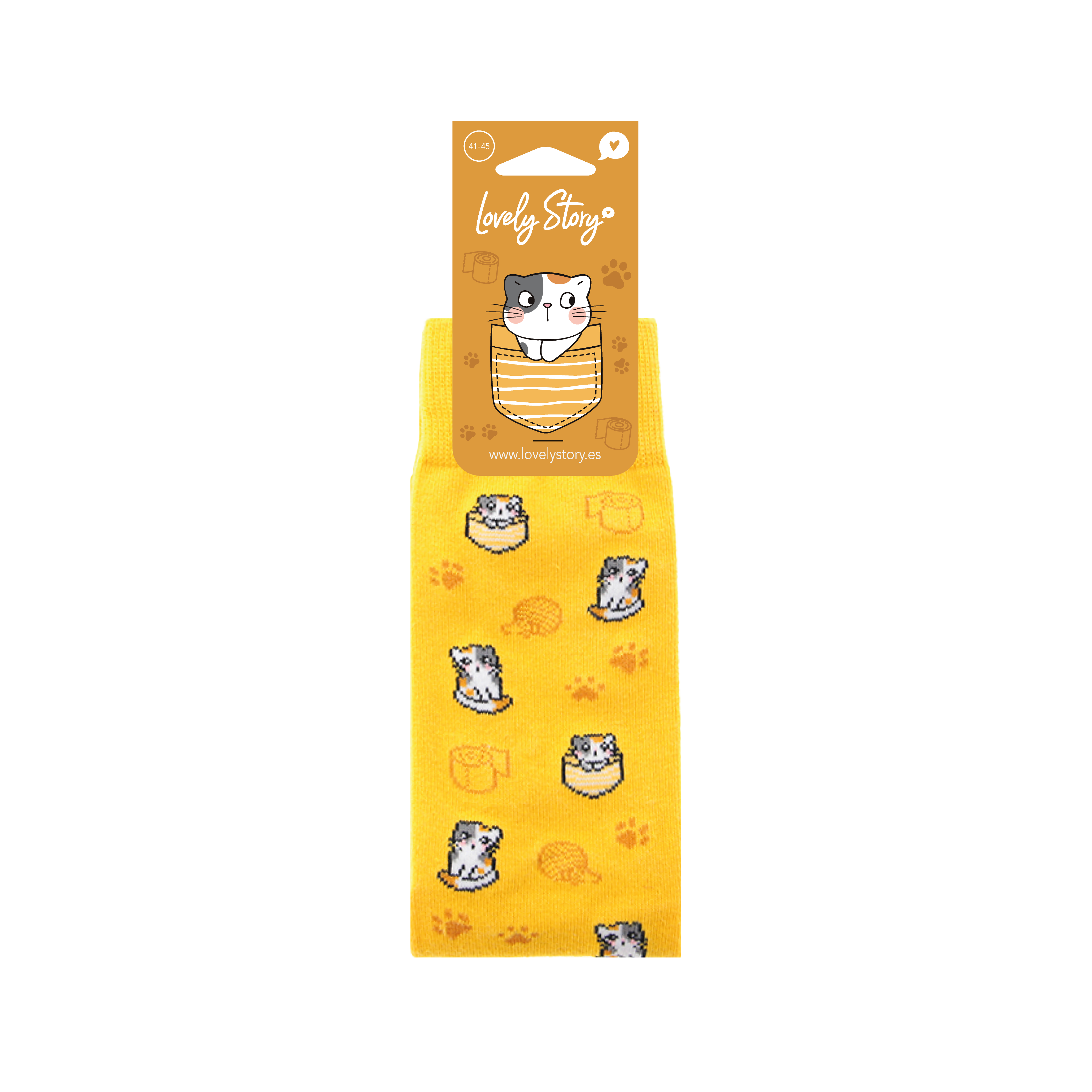 Calcetines Yellow Kitty