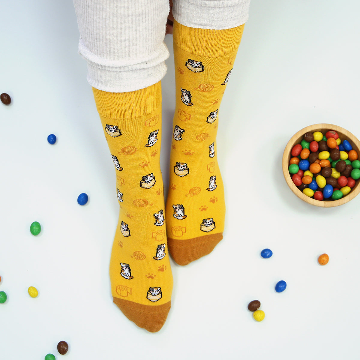 Calcetines Yellow Kitty