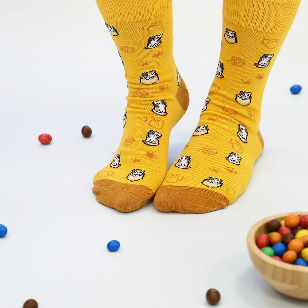 Calcetines Yellow Kitty