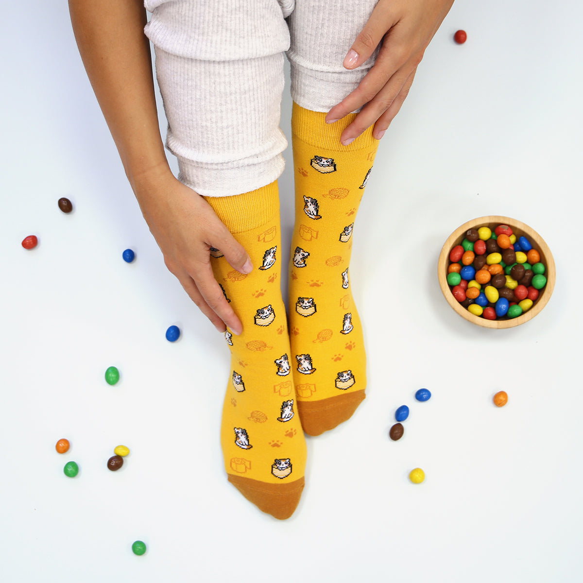 Calcetines Yellow Kitty