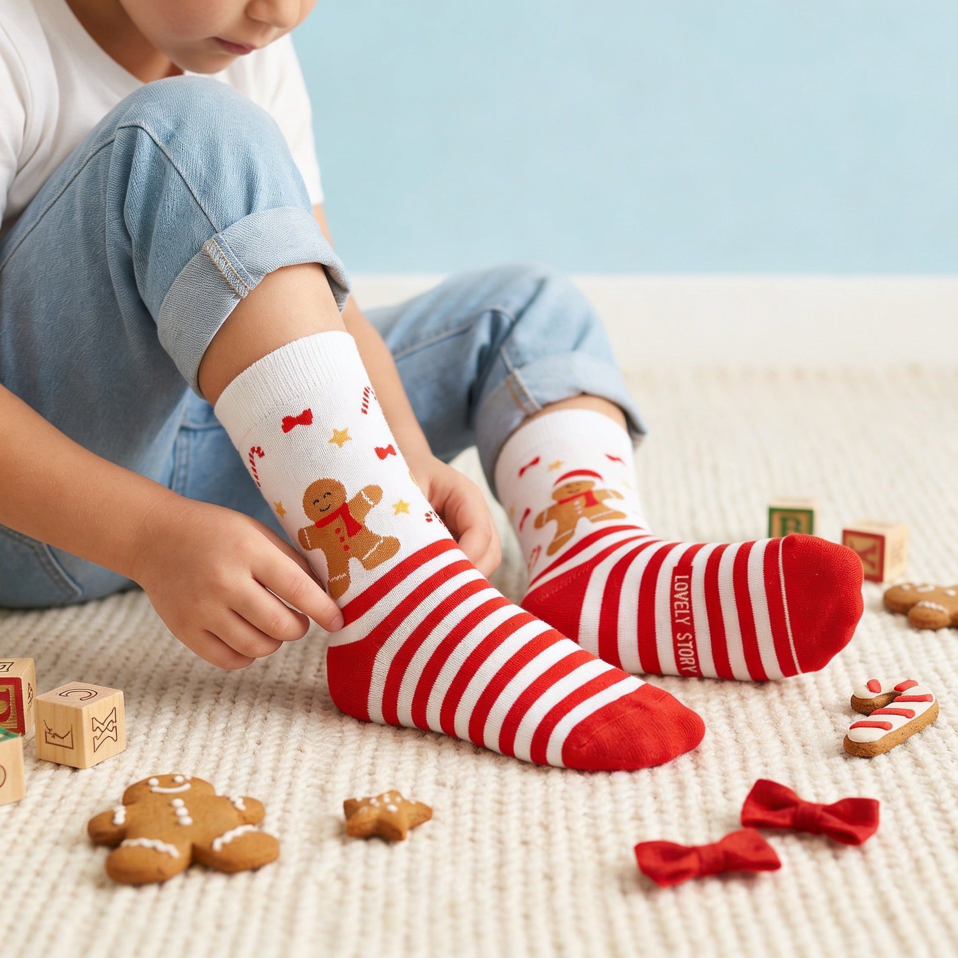 Calcetines Navideños – Gingerbread