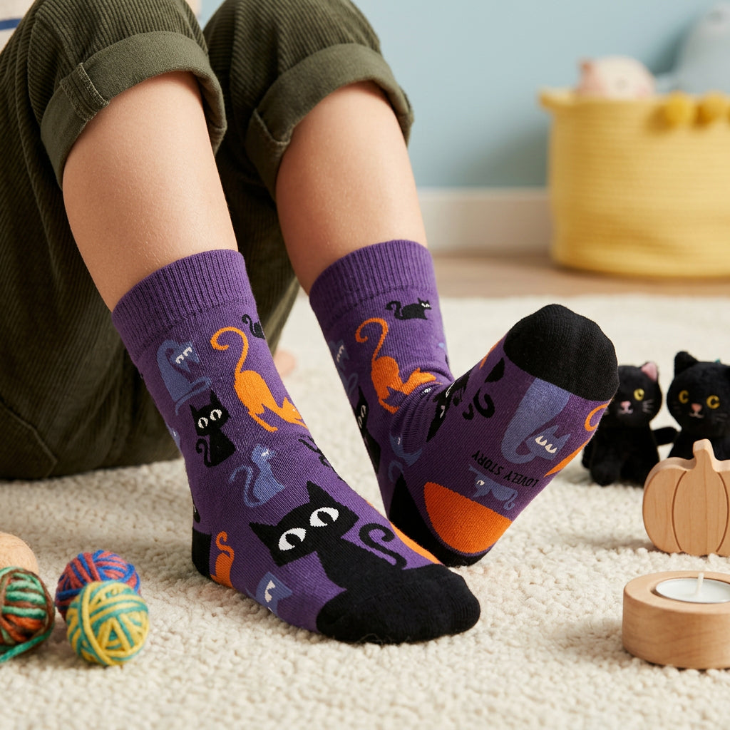 Calcetines – Magic Cats | Halloween | Lovely Story