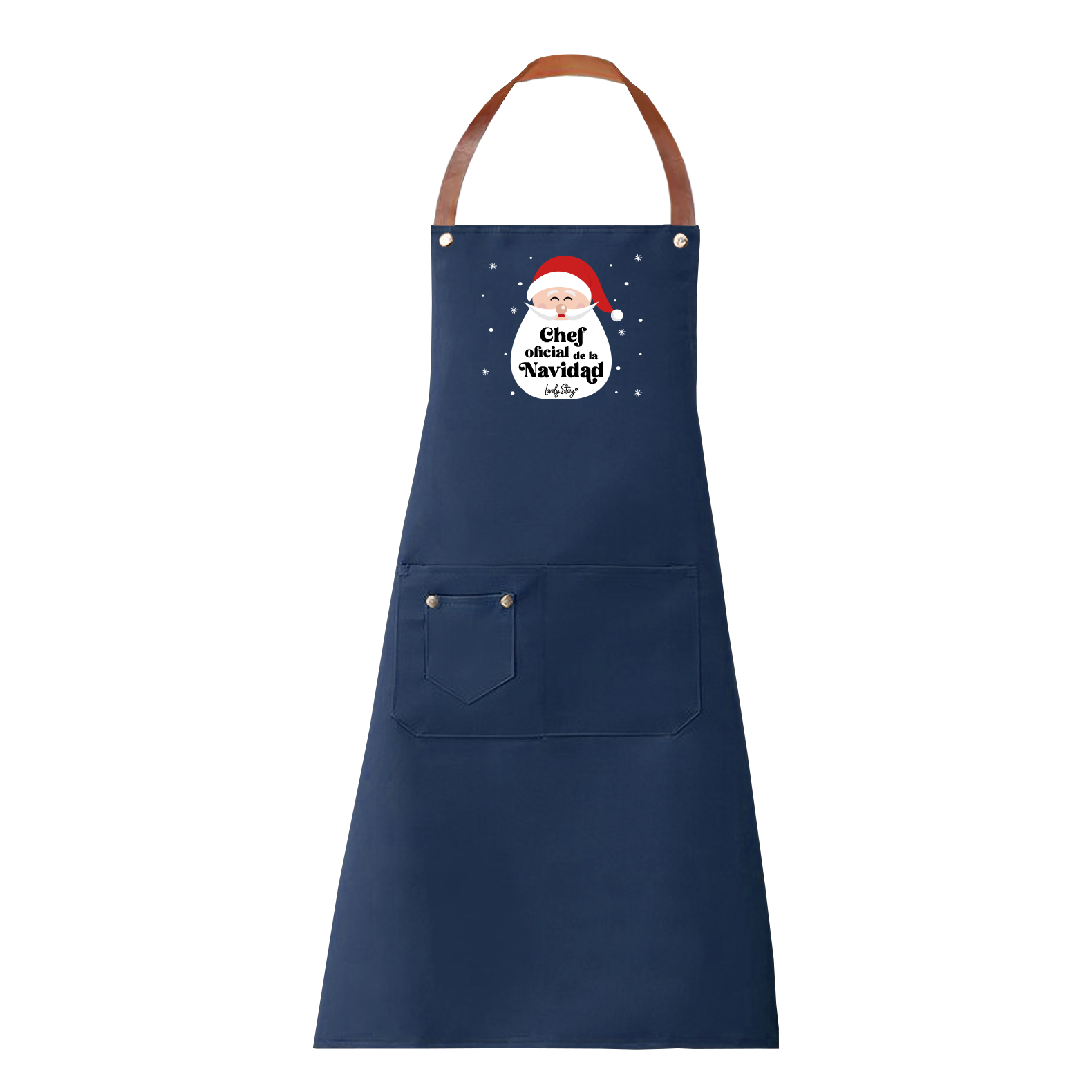 Delantal – Navidad - Dark Blue
