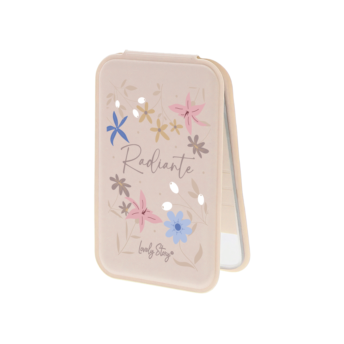 Espejo plegable de viaje - Petal Whisper - Sand