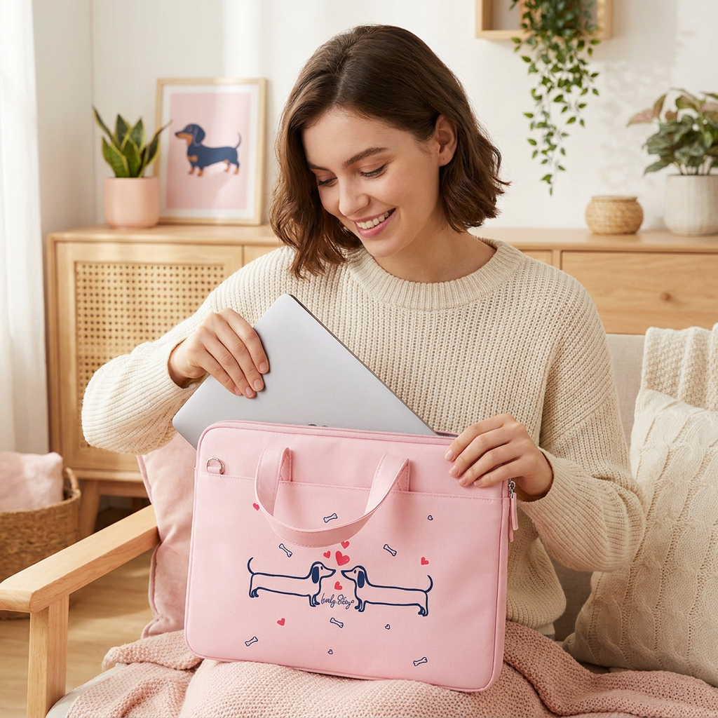 Funda-Maletín para portátil - Velvet Paws