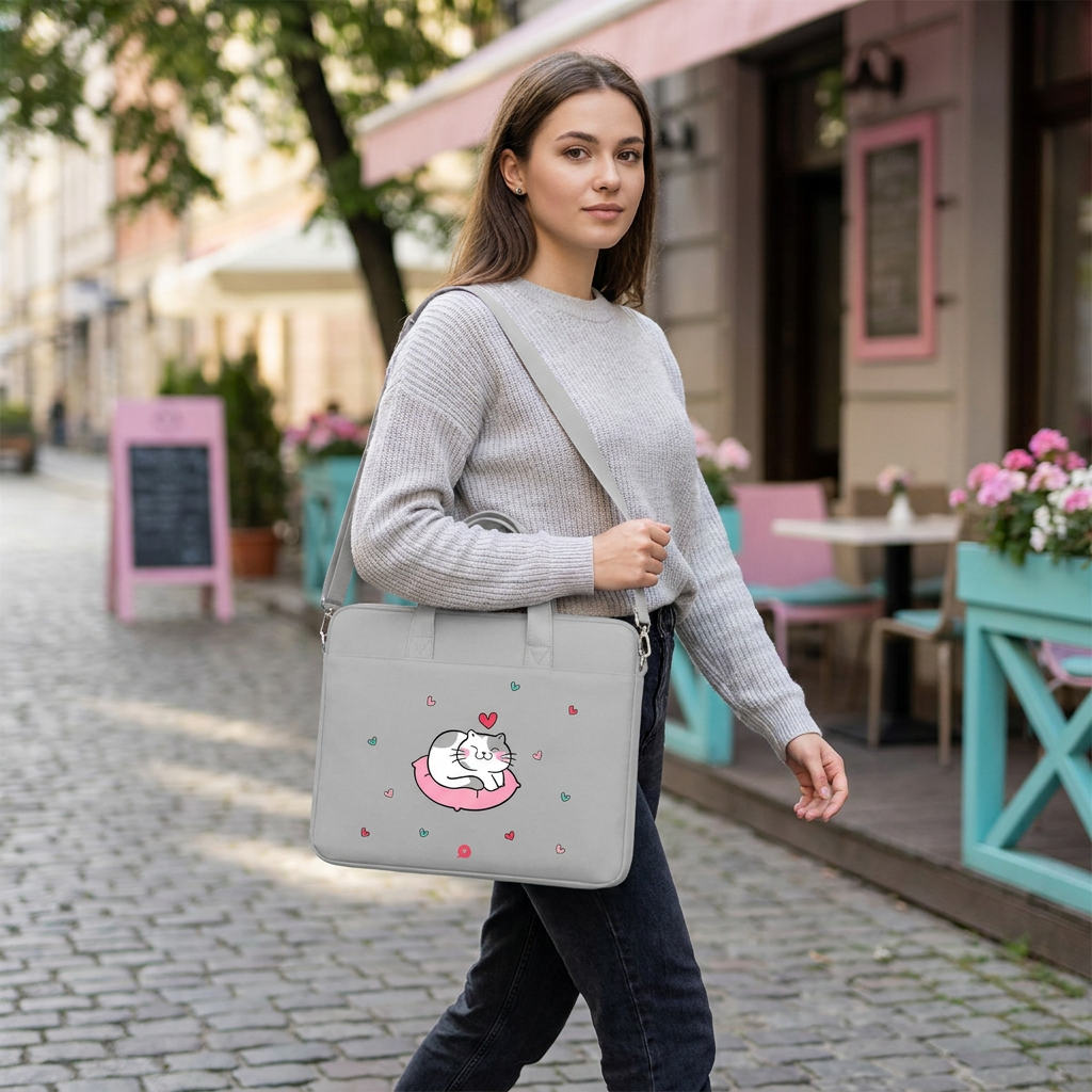 Funda-Maletín para portátil - Cat Whiskers