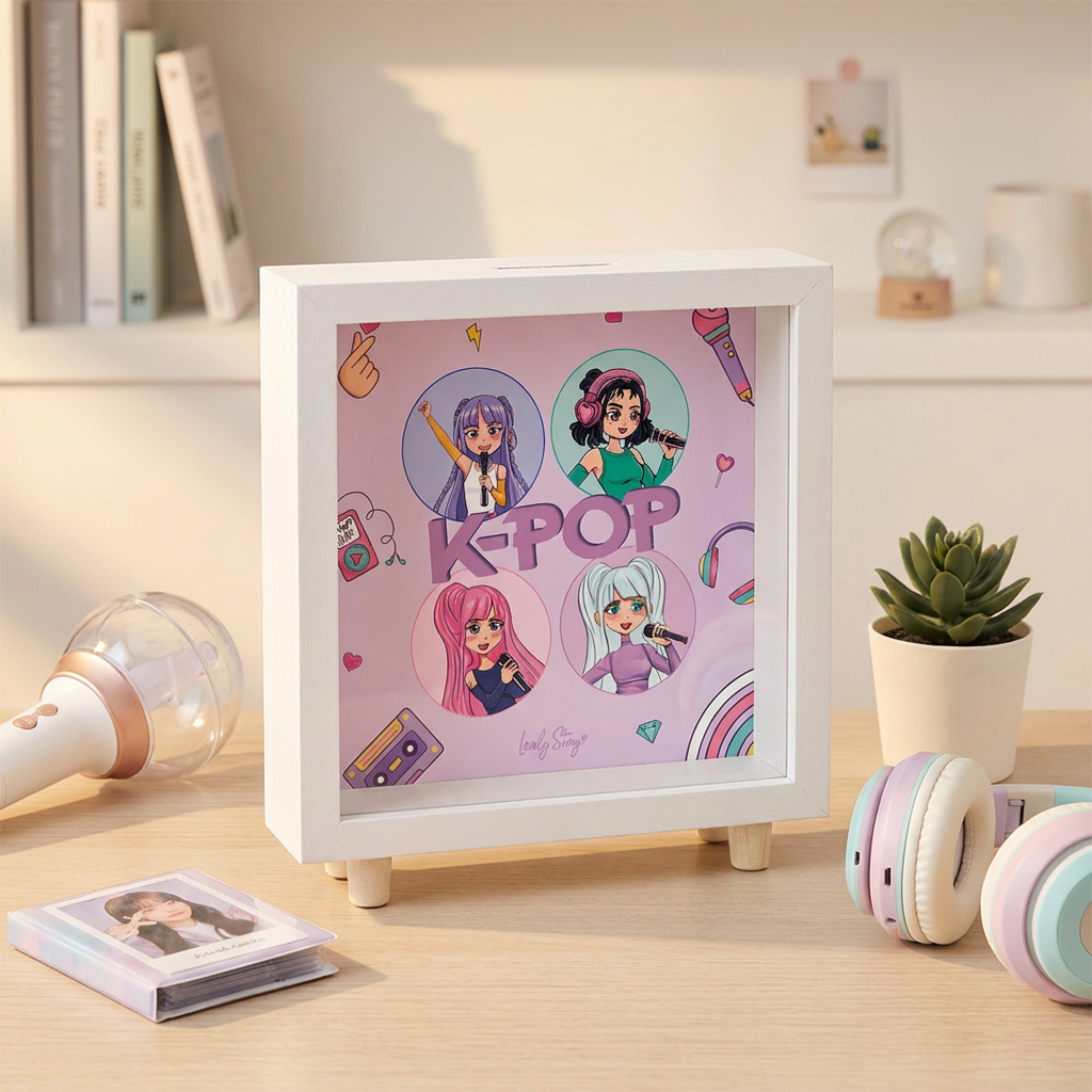 Hucha de Madera - K-Pop | Lovely Story