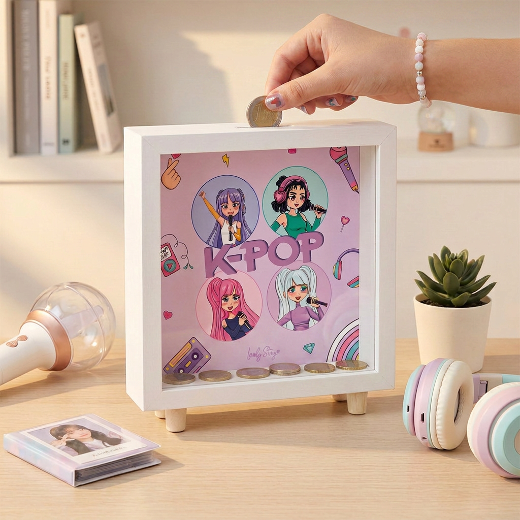 Hucha de Madera - K-Pop | Lovely Story