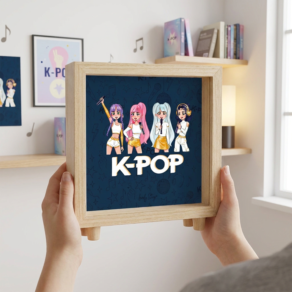 Hucha de Madera - K-Pop | Lovely Story