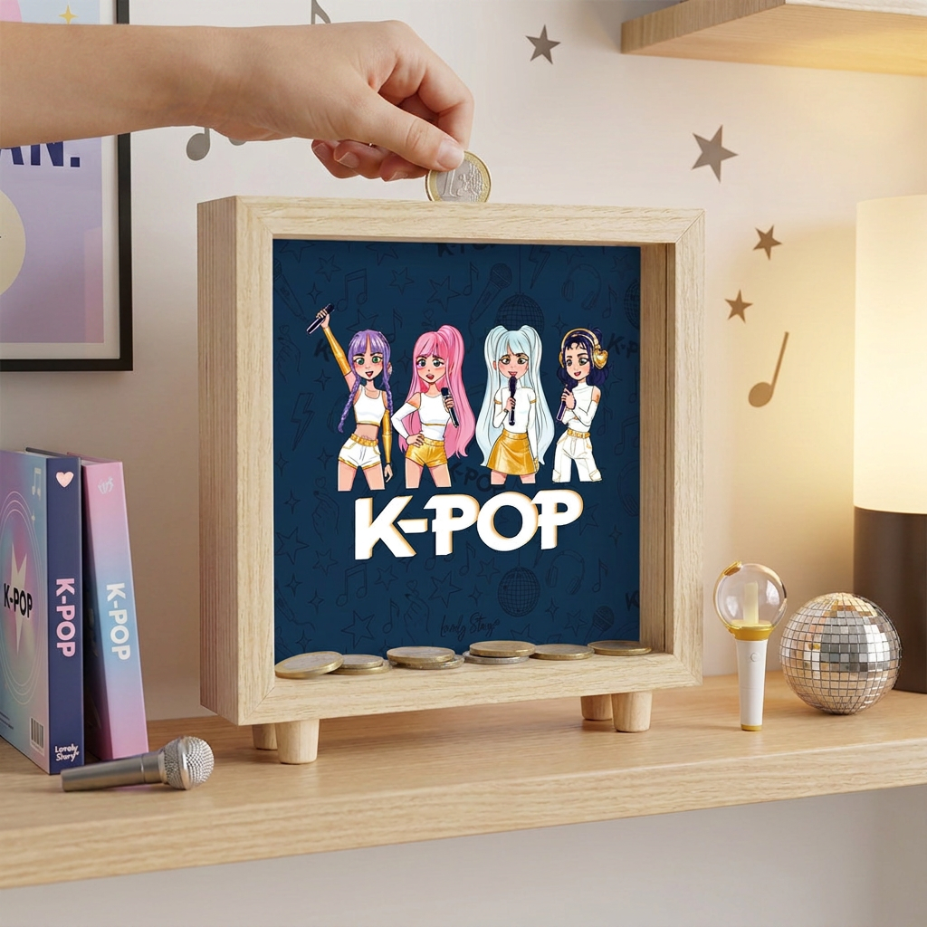 Hucha de Madera - K-Pop | Lovely Story