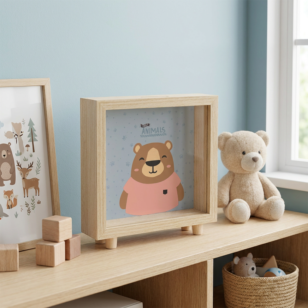 Hucha de madera - Bear