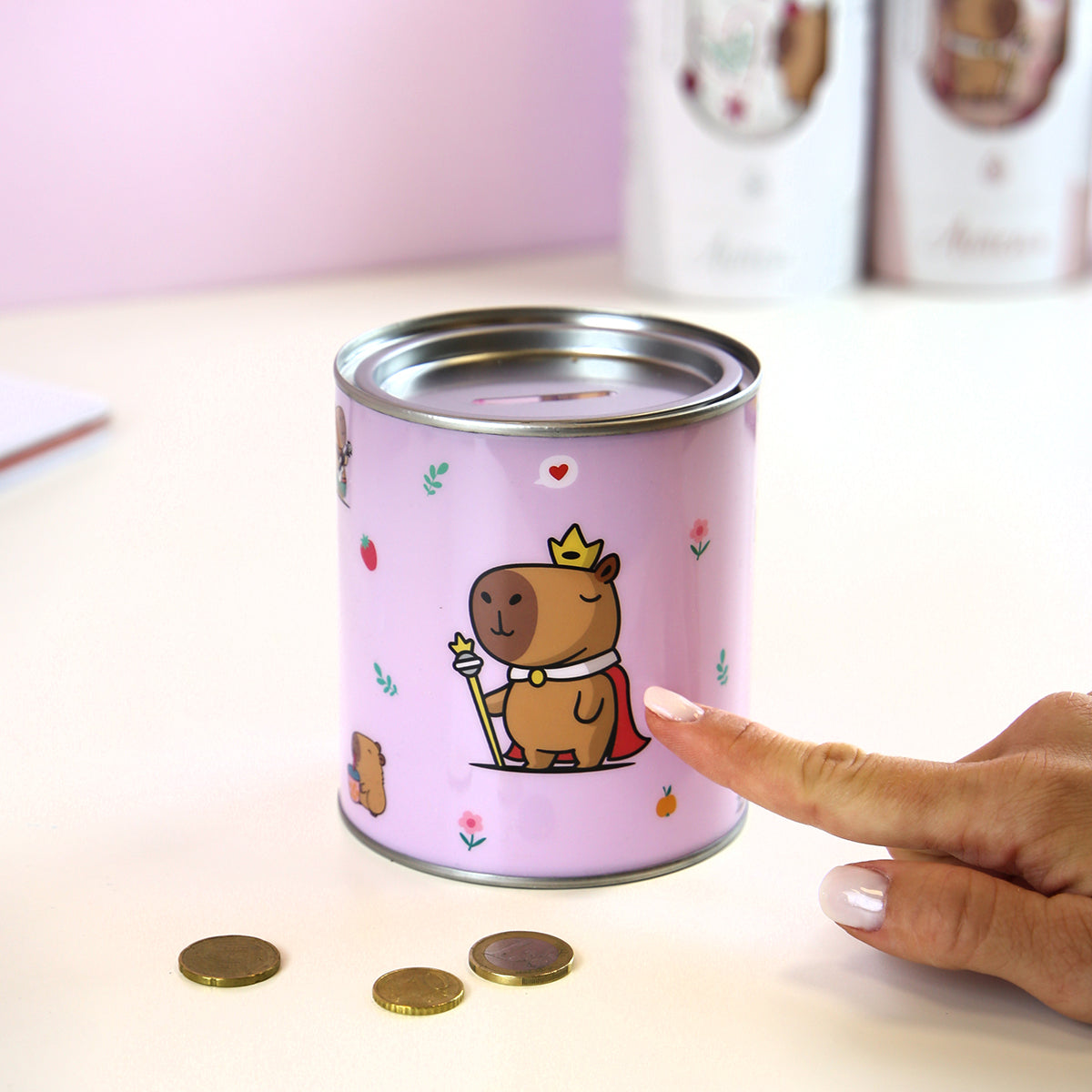 Hucha - Queen Capibara - Pink