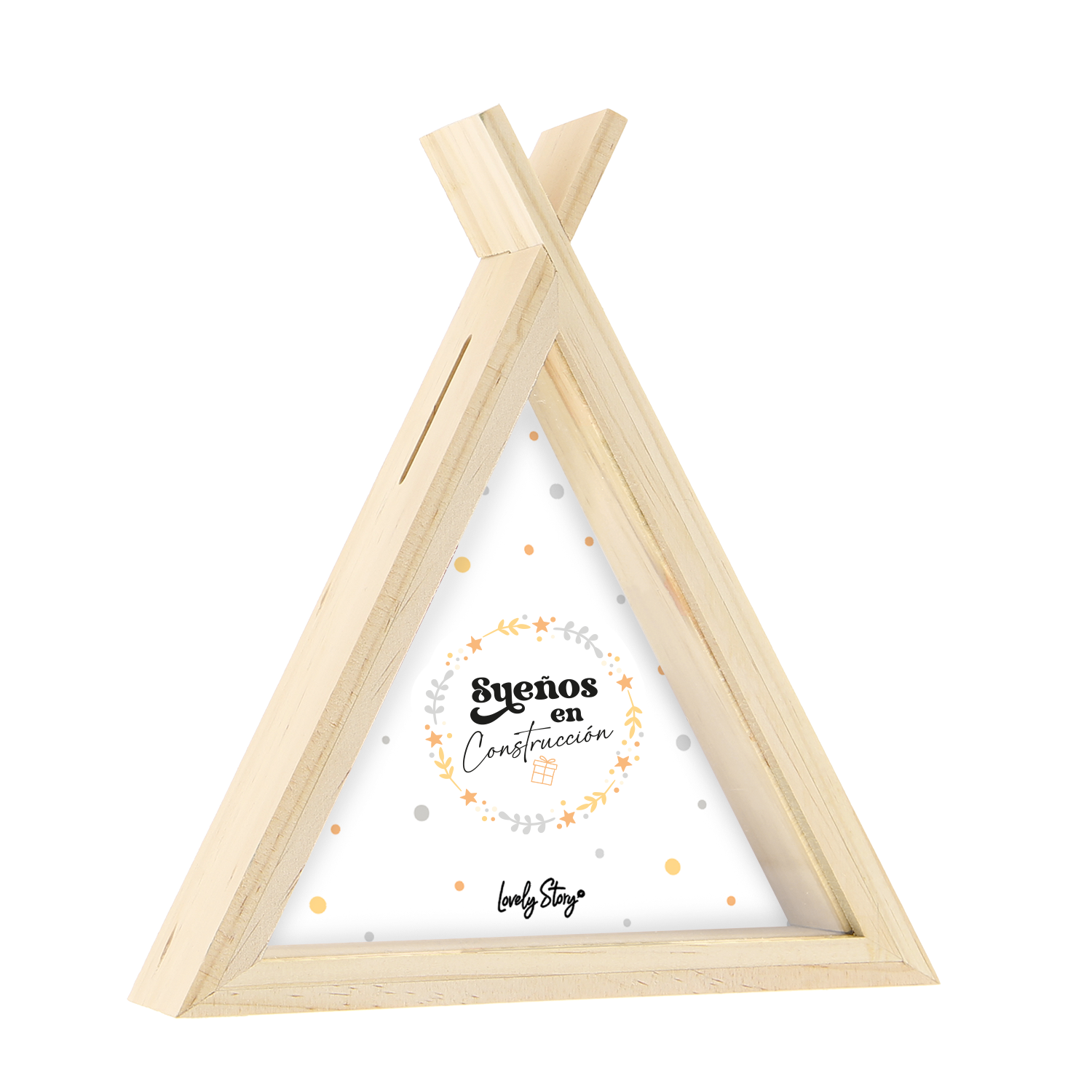 Hucha de Madera Tipi – Especial Comunión | Lovely Story
